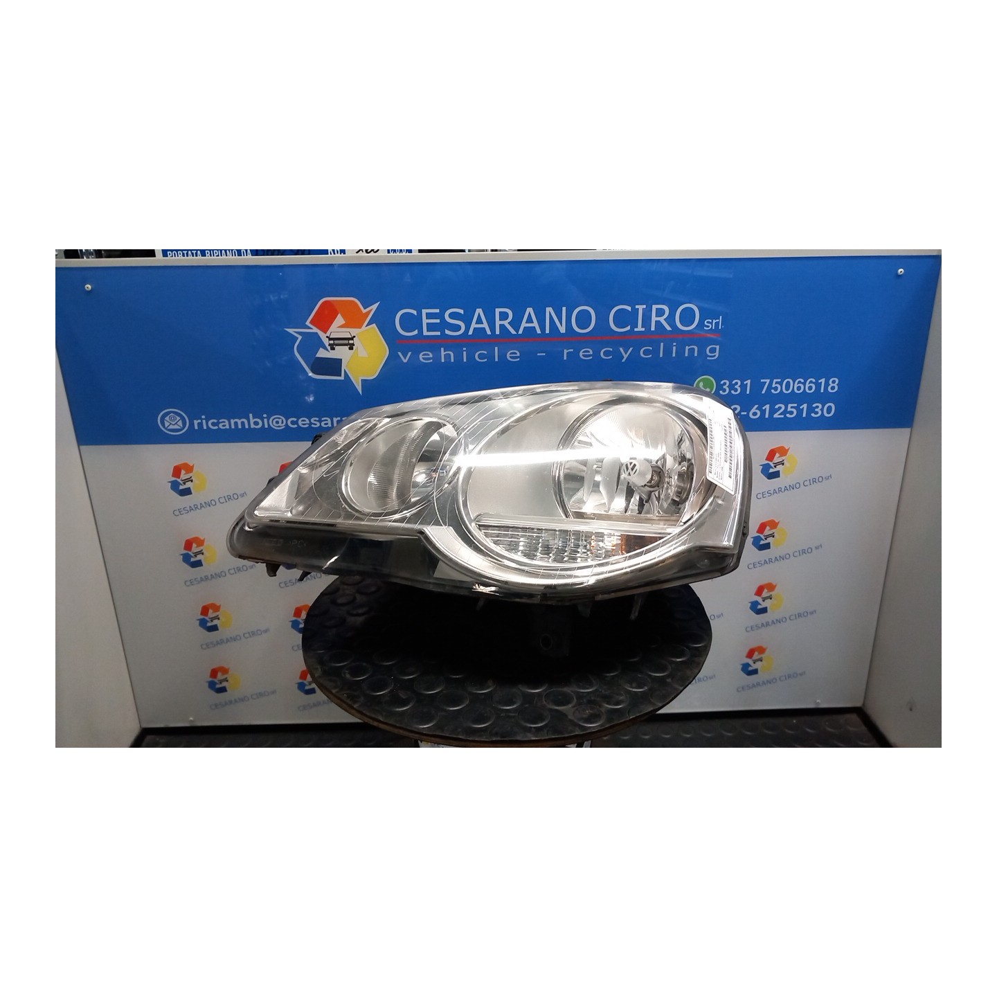 PROIETTORE VALEO SX. 112 VOLKSWAGEN POLO (9N) (04/05-) BNM 6Q1941007AT