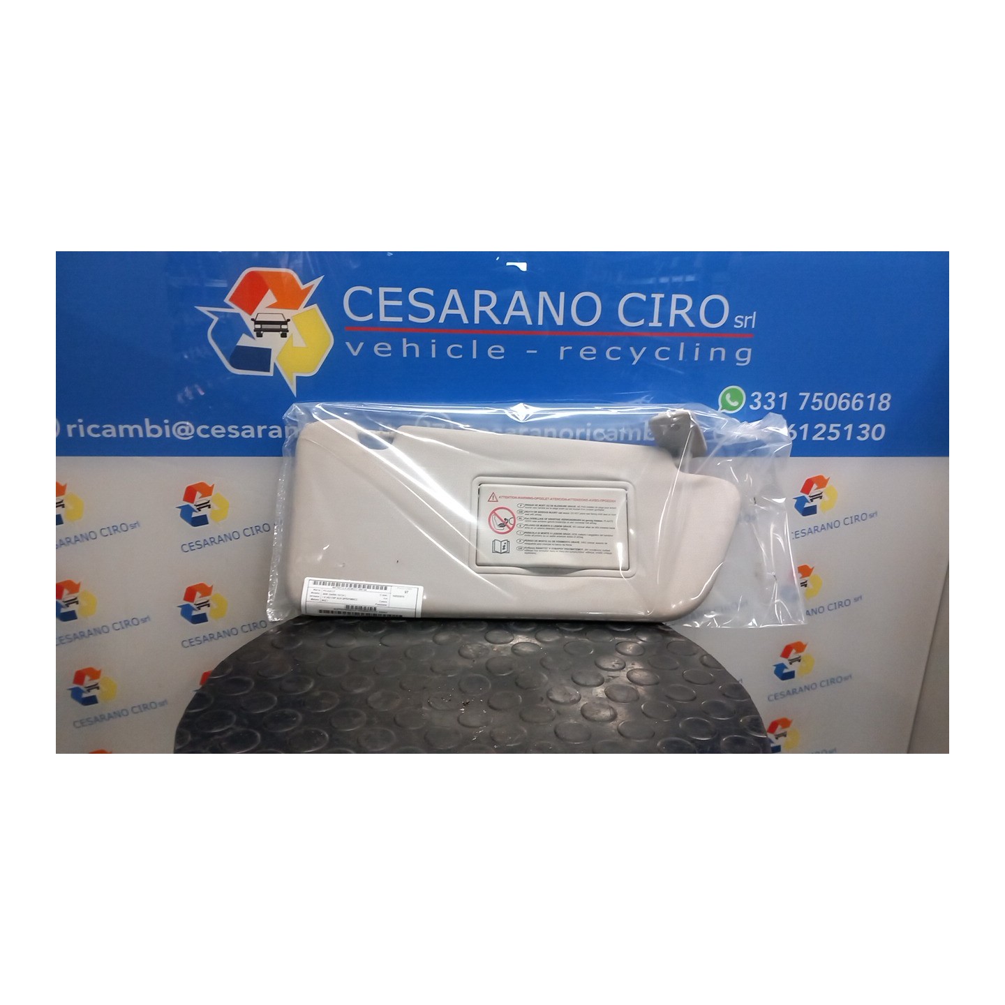 ALETTA PARASOLE PARABREZZA DX. 144 PEUGEOT 3008 (04/09-10/13) 9HZ 8163KZ