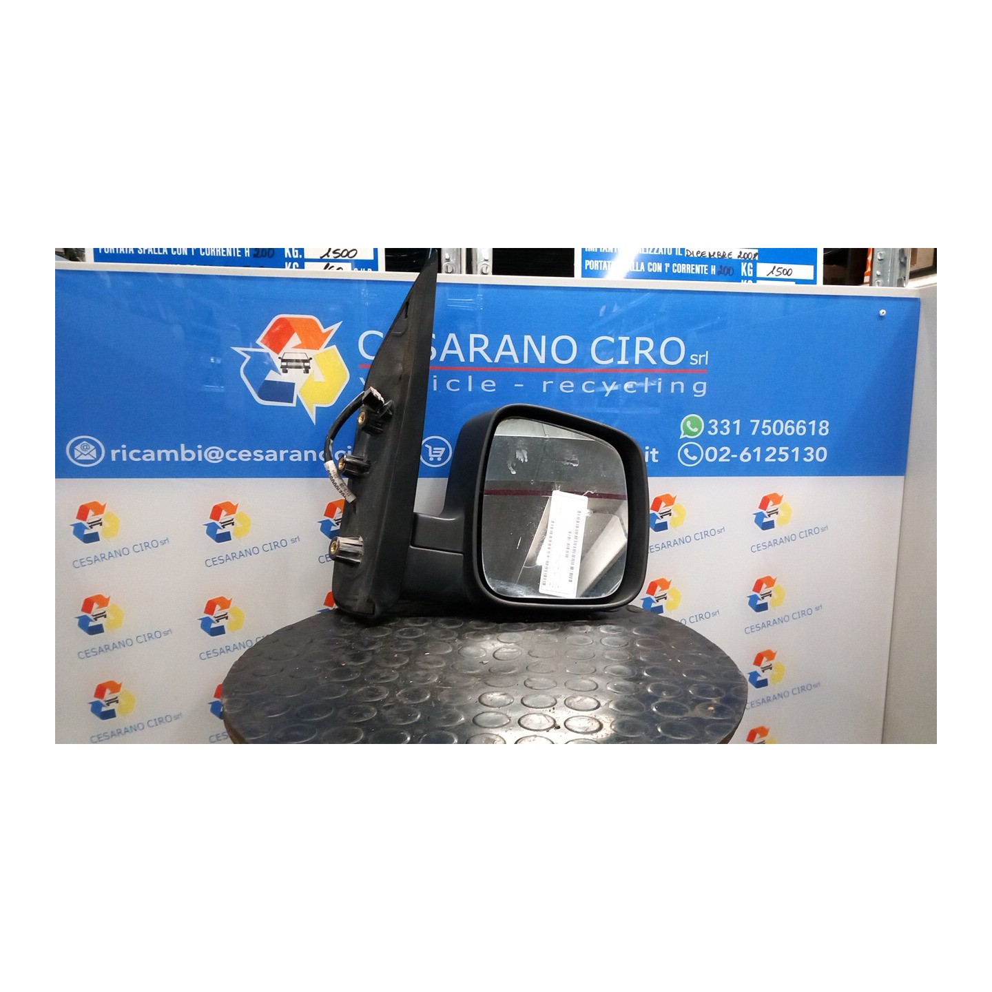 RETROVISORE EST. REGOLAZ. ELETTR. DX. 018 CITROEN NEMO (VP) (06/08-) 8HS 8153VH