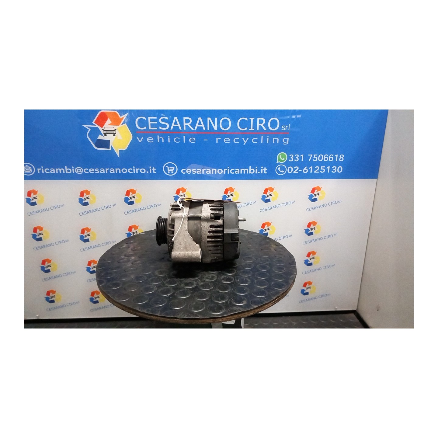 ALTERNATORE 060 CHEVROLET (DAEWOO) AVEO (T250) (06/08-11/12) B12D1 96945926