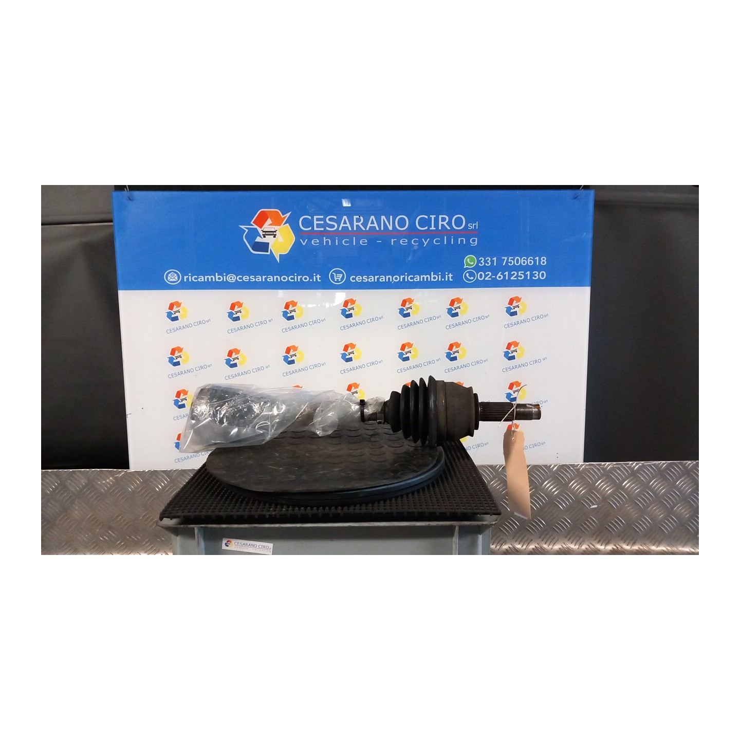 SEMIALBERO ANT. COMPL. SX. 093 PEUGEOT BIPPER VAN (A9) (10/07-) 199A9000 1612383480