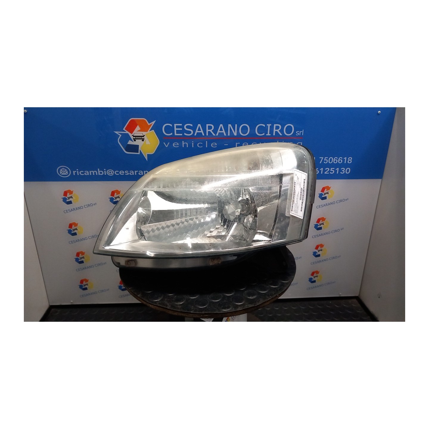 PROIETTORE SX. 130 CITROEN BERLINGO VAN (10/02-03/08) 9HW 6204AX