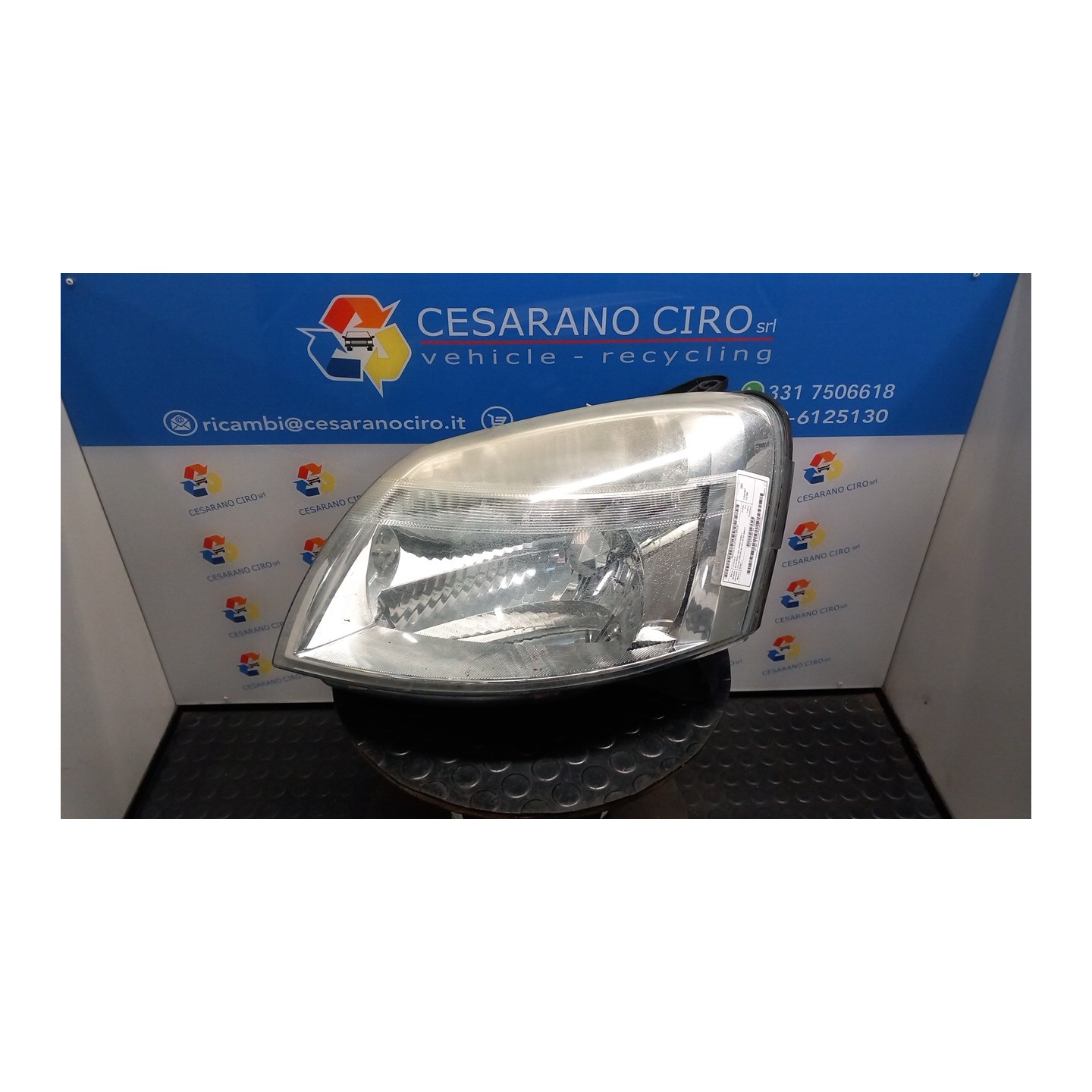 PROIETTORE SX. 130 CITROEN BERLINGO VAN (10/02-03/08) 9HW 6204AX