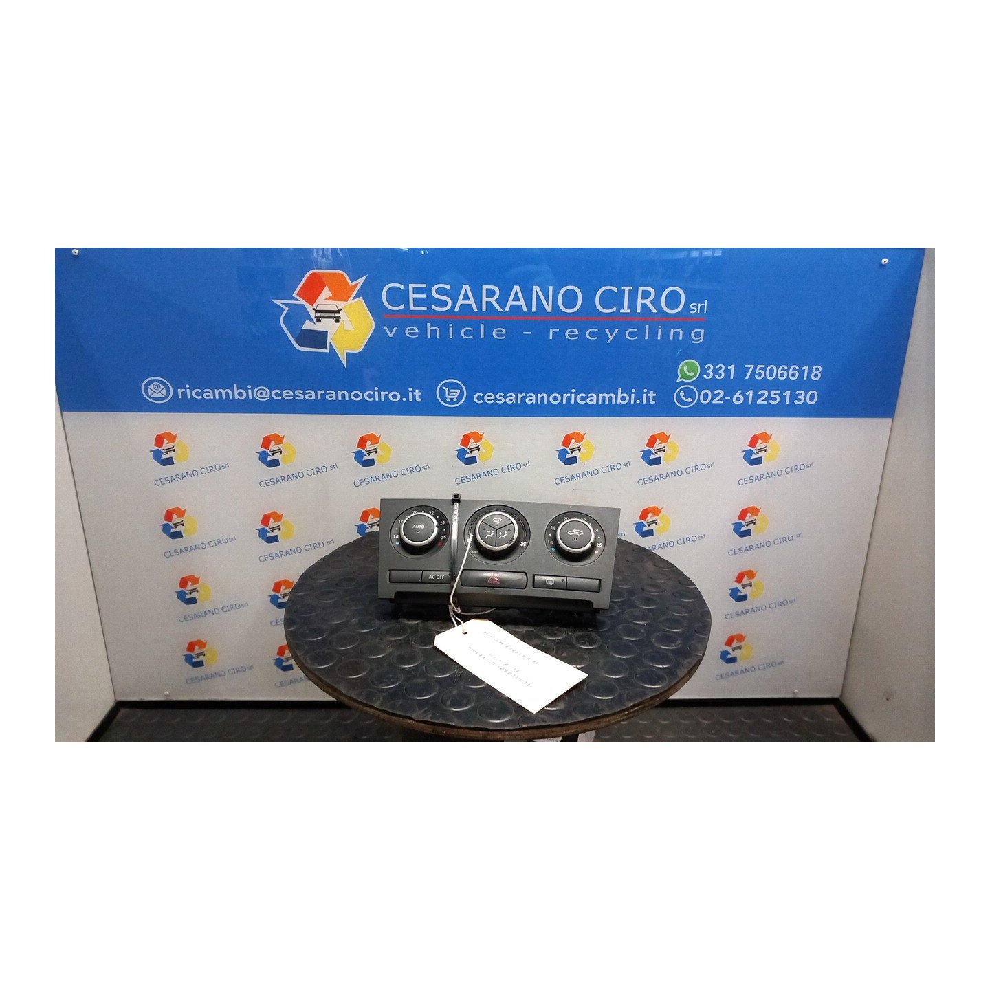 BLOCCO COMANDO CLIMATIZZAZIONE AC 137 SAAB 9.3 2A SERIE (08/02-) Z19DTH 12767390