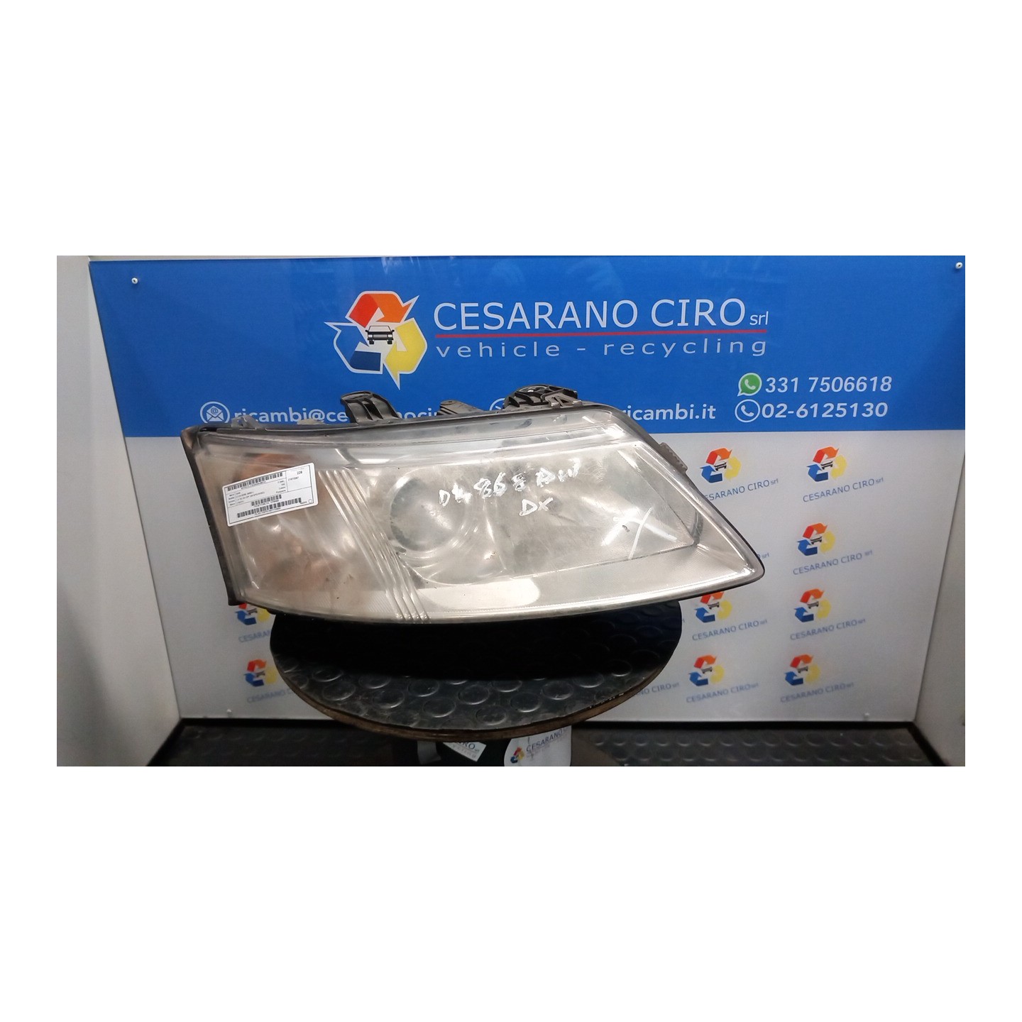 PROIETTORE DX. 141 SAAB 9.3 2A SERIE (08/02-) Z19DTH 12799350