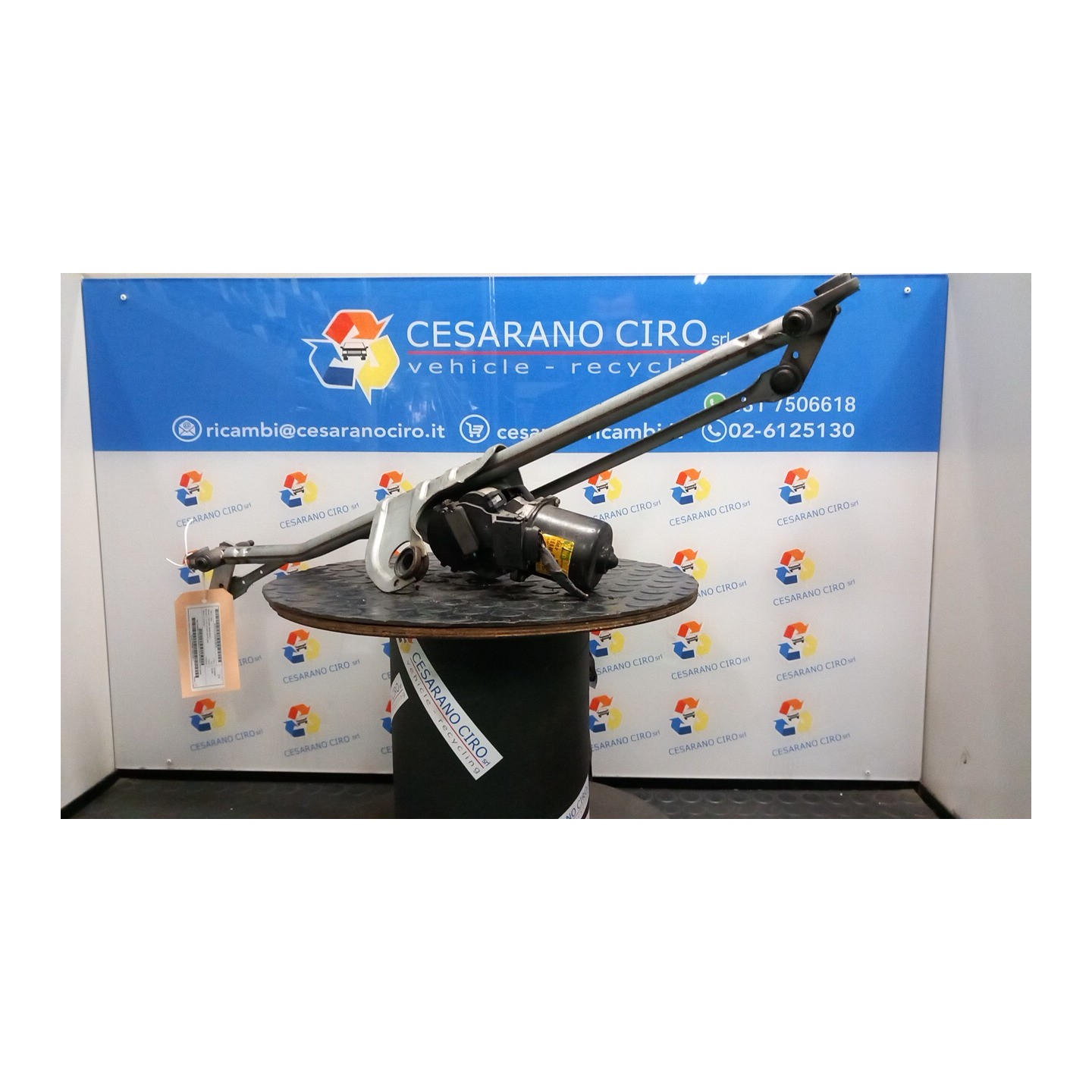 MECCANISMO TERGIPARABREZZA CON MOTORINO 180 MINI MINI (R56) (08/06-08/10) N12B16A 61617138789