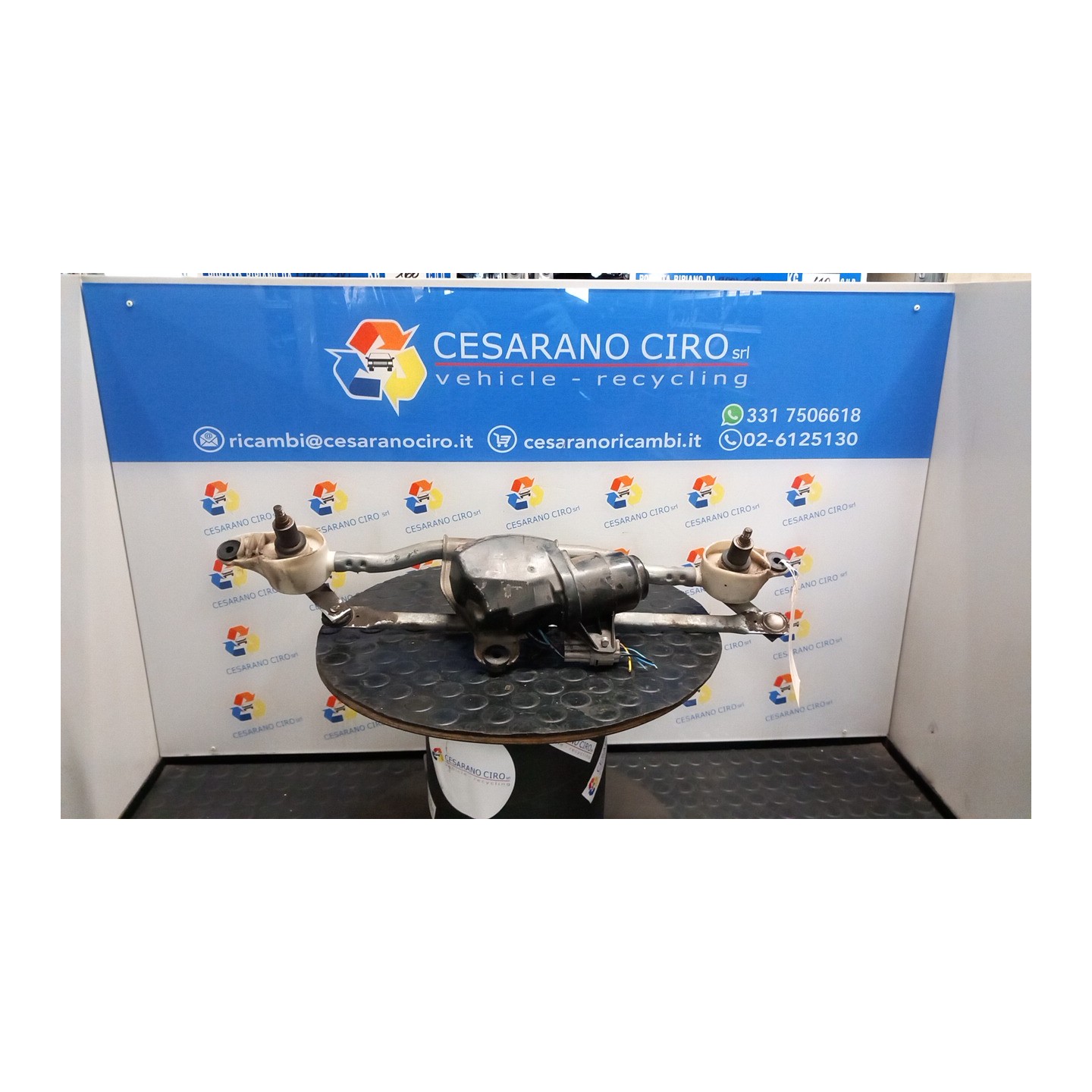 MECCANISMO TERGIPARABREZZA CON MOTORINO 202 OPEL AGILA (H08) (01/08-) K10B 95517286