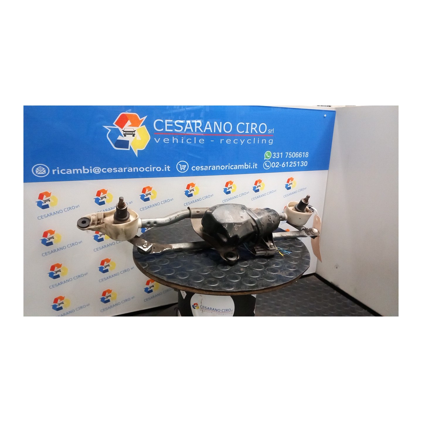 MECCANISMO TERGIPARABREZZA CON MOTORINO 202 OPEL AGILA (H08) (01/08-) K10B 95517286