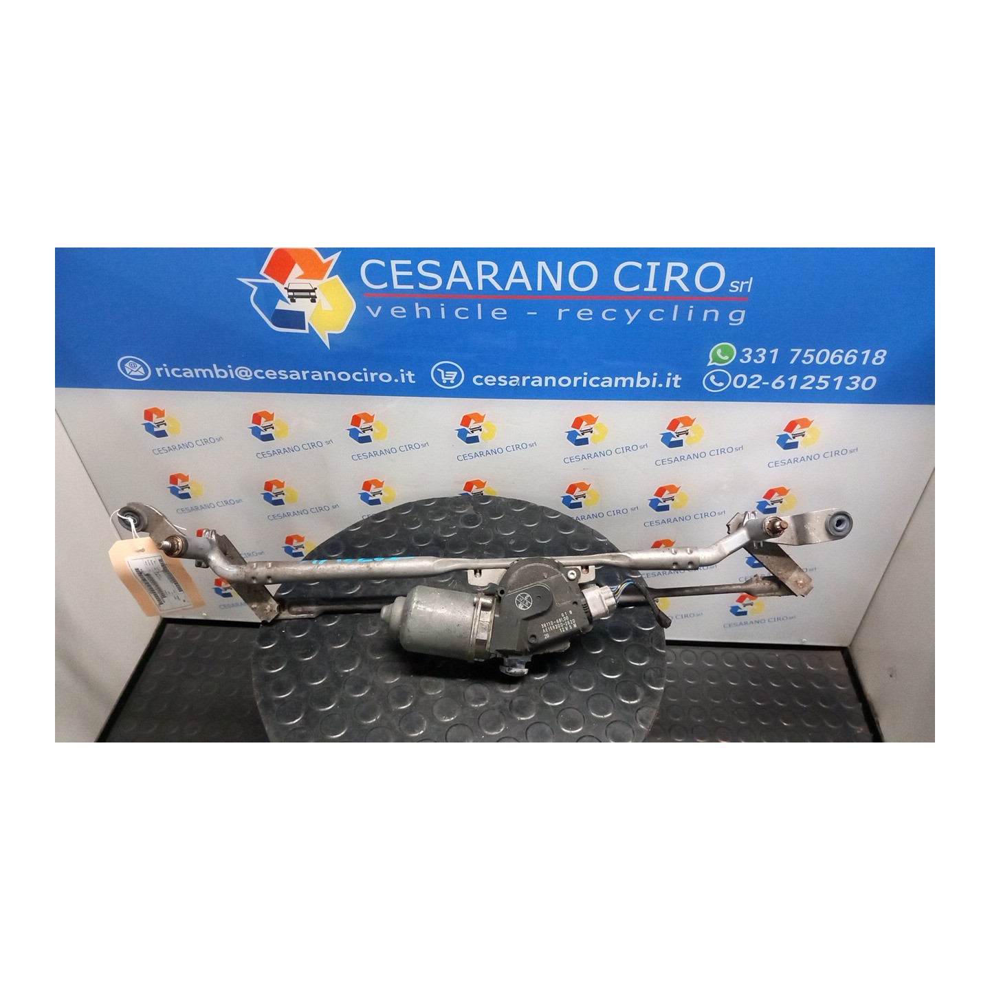 MECCANISMO TERGIPARABREZZA CON MOTORINO 210 SUZUKI SWIFT (09/10-09/13) K12B 3810068L00000