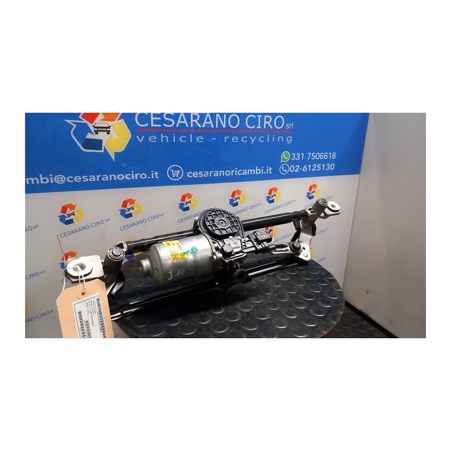 MOTORINO TERGIPARABREZZA 008 HYUNDAI I10 (09/13-) G3LA 98110B4000
