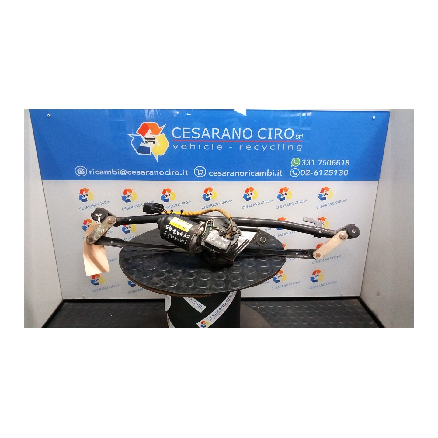 MOTORINO TERGIPARABREZZA 012 HYUNDAI SANTA FE 1A SERIE (01/01-10/06 D4EA 9811026100
