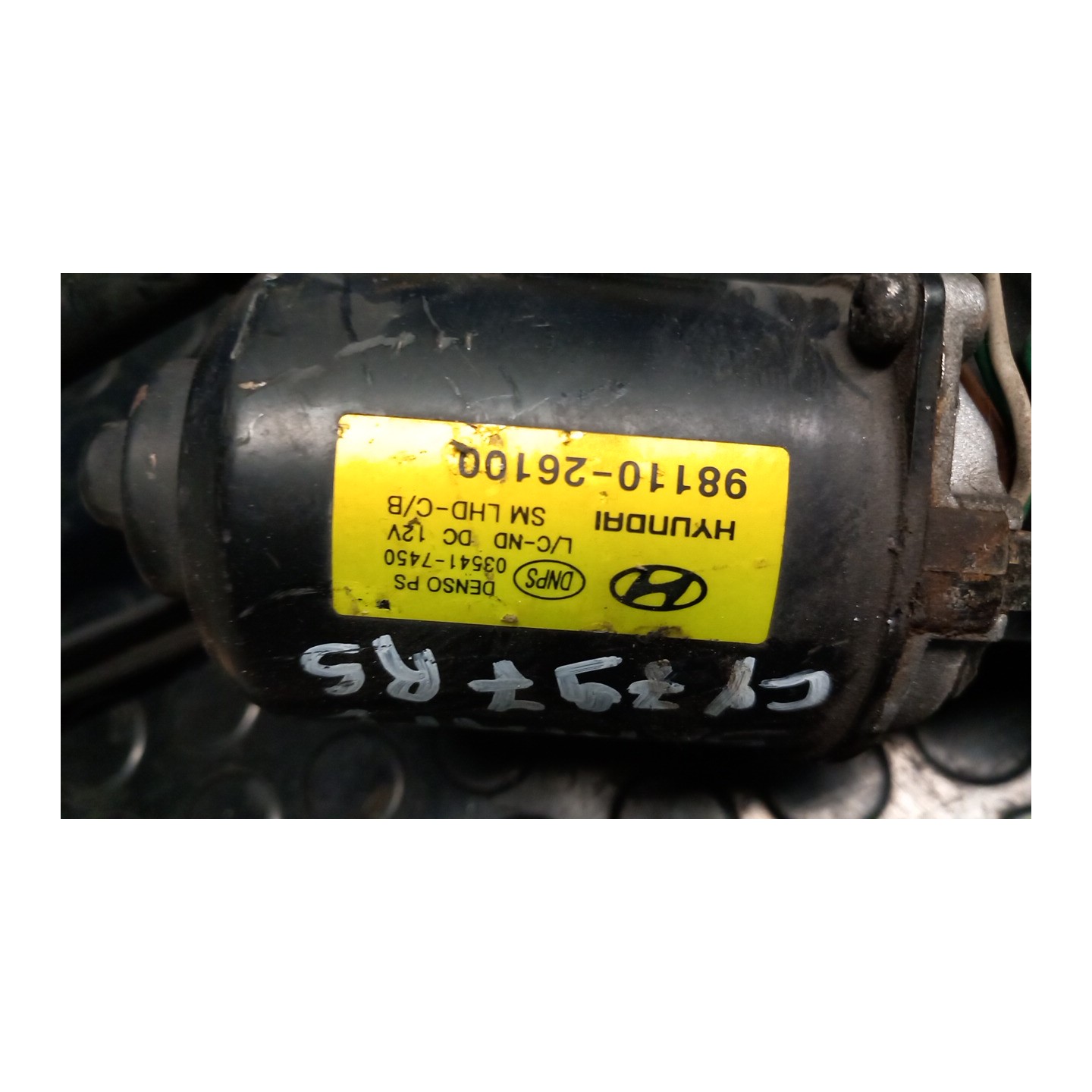 MOTORINO TERGIPARABREZZA 012 HYUNDAI SANTA FE 1A SERIE (01/01-10/06 D4EA 9811026100