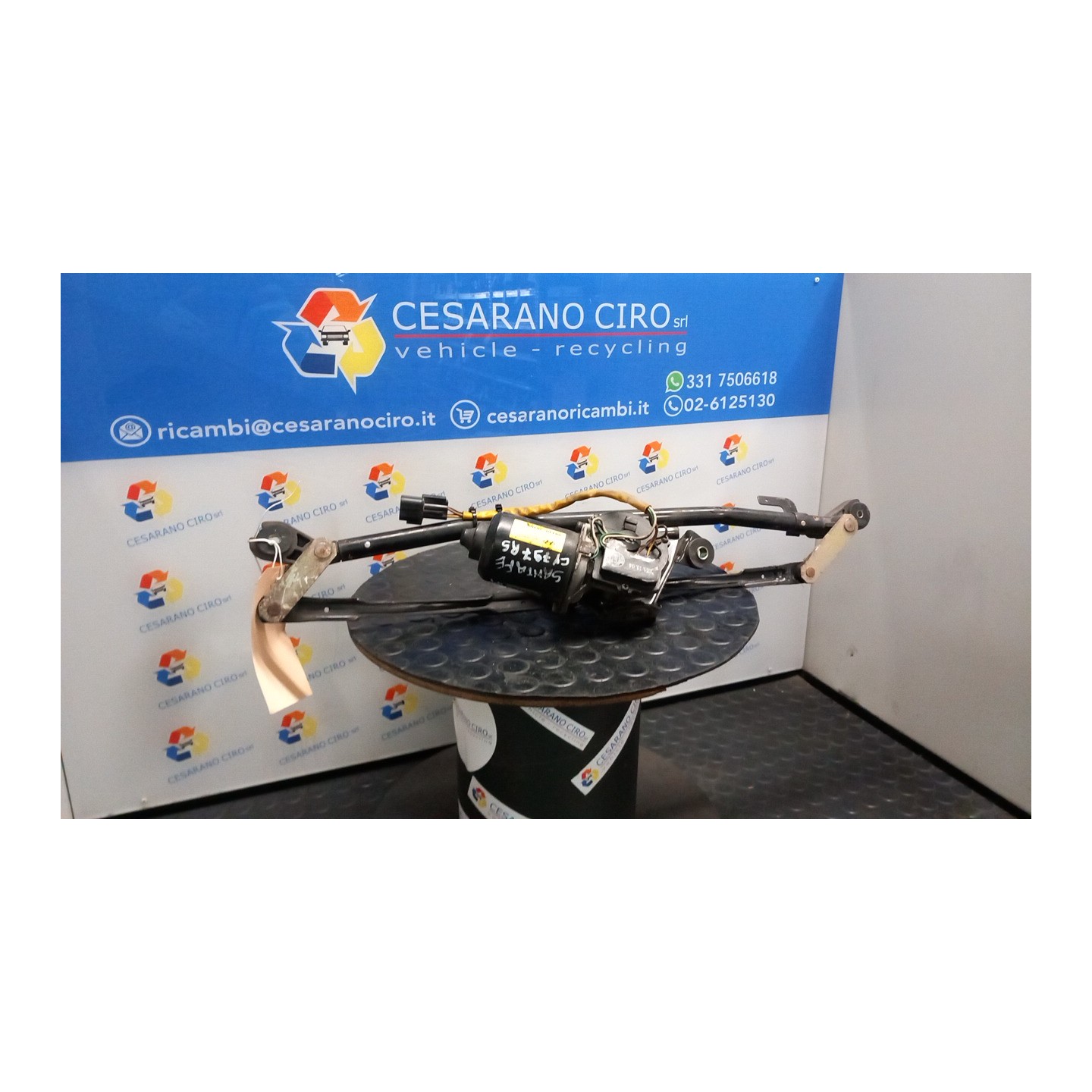 MOTORINO TERGIPARABREZZA 012 HYUNDAI SANTA FE 1A SERIE (01/01-10/06 D4EA 9811026100