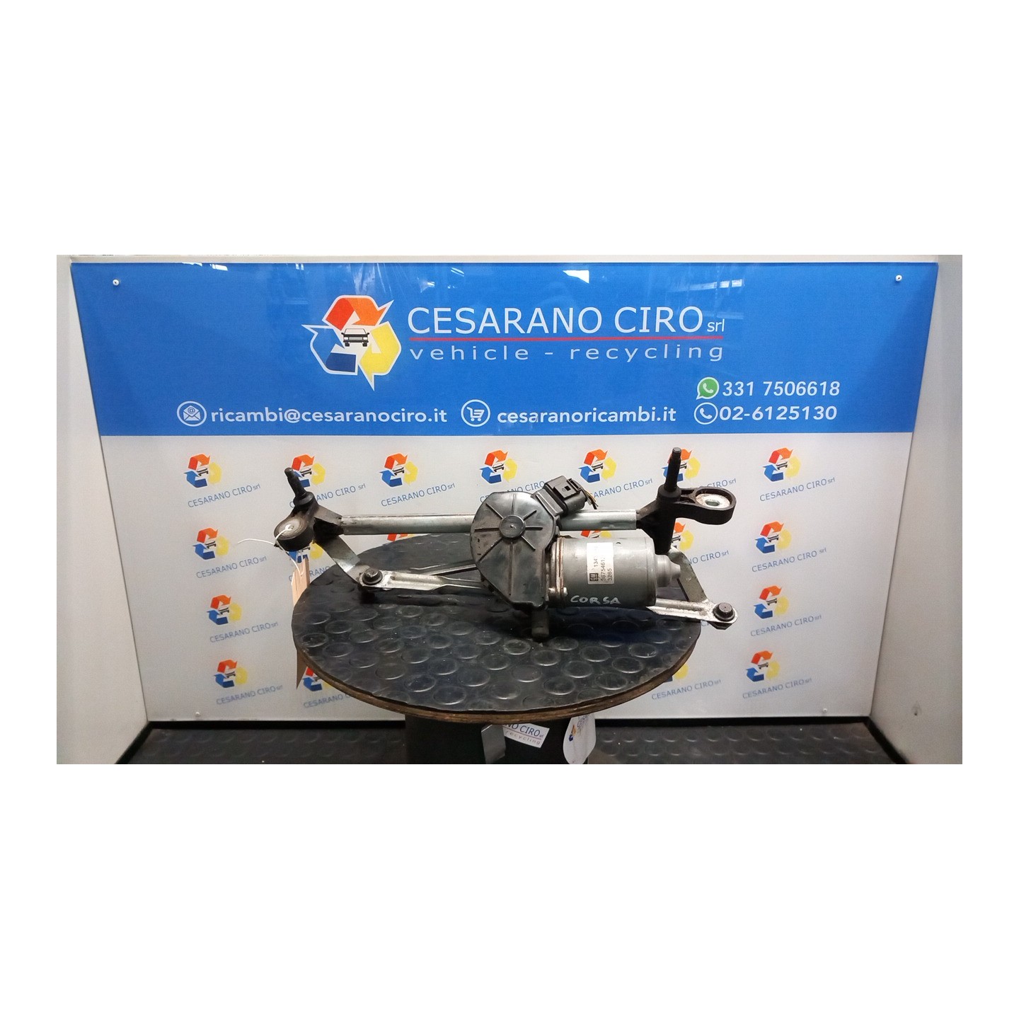 MECCANISMO TERGIPARABREZZA CON MOTORINO 019 OPEL CORSA (X15) (12/14-) B14XER 13432685