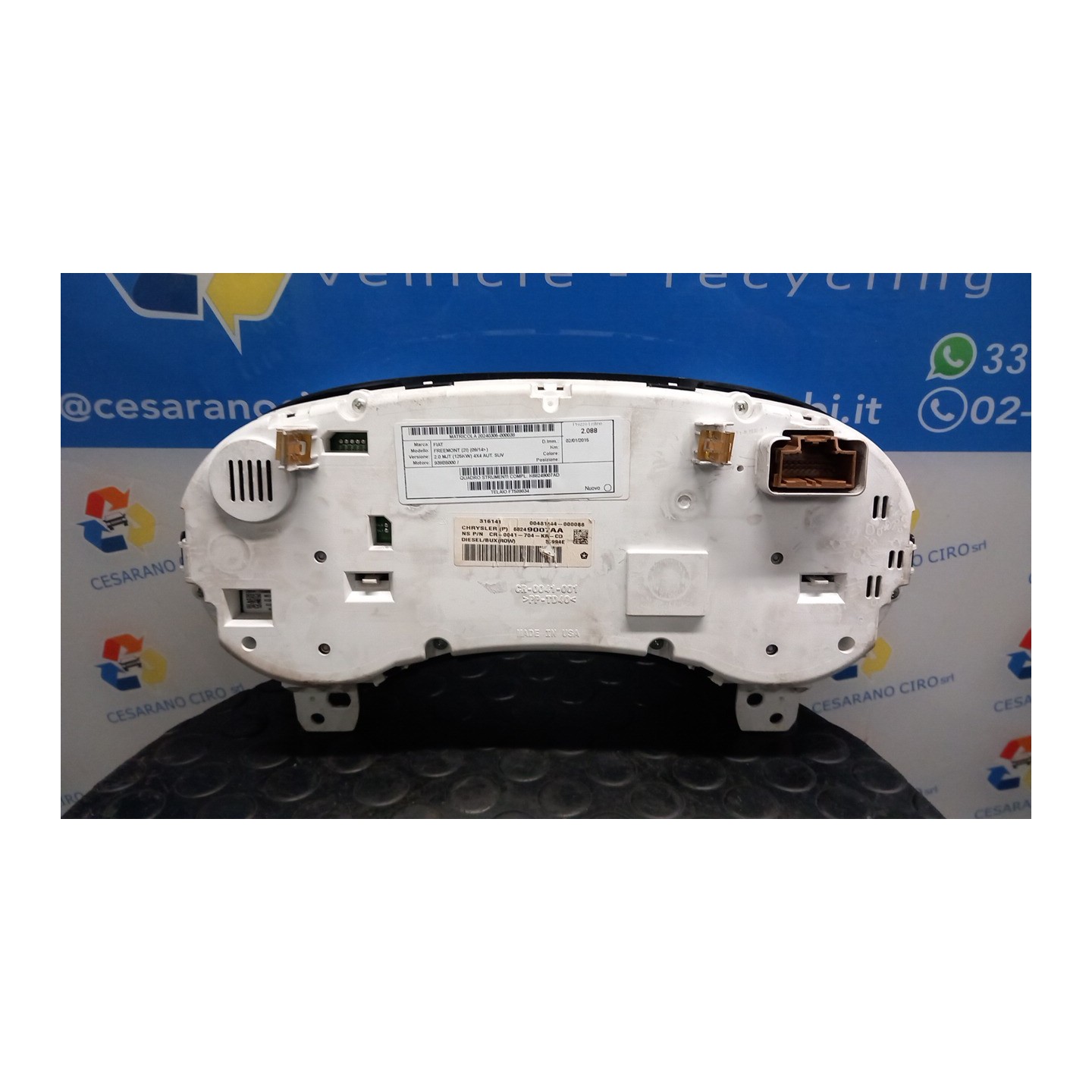 QUADRO STRUMENTI COMPL. 038 FIAT FREEMONT (2I) (09/14-) 939B5000 K68249007AD