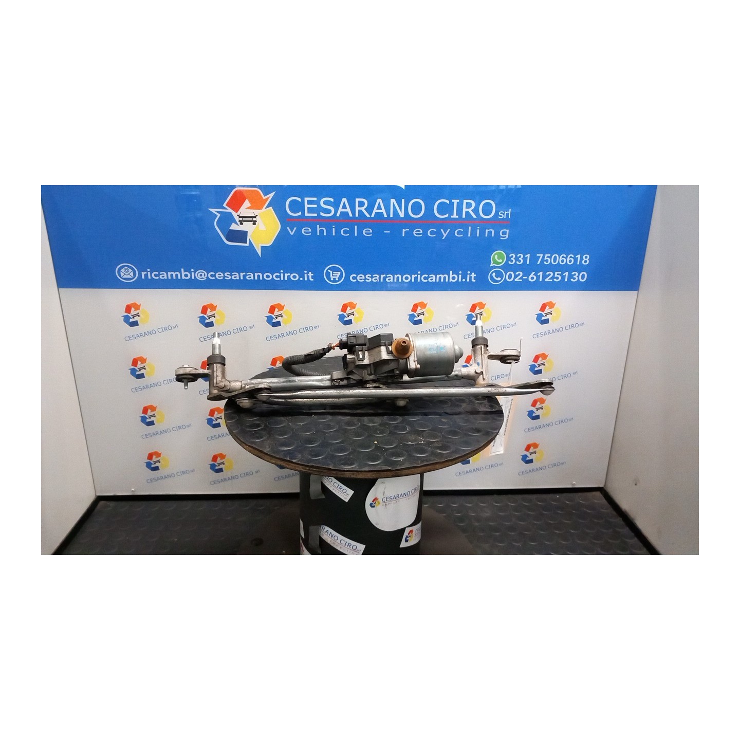 MECCANISMO TERGIPARABREZZA CON MOTOR 045 FIAT PANDA (33) (12/11-04/17) 169A4000 52024852