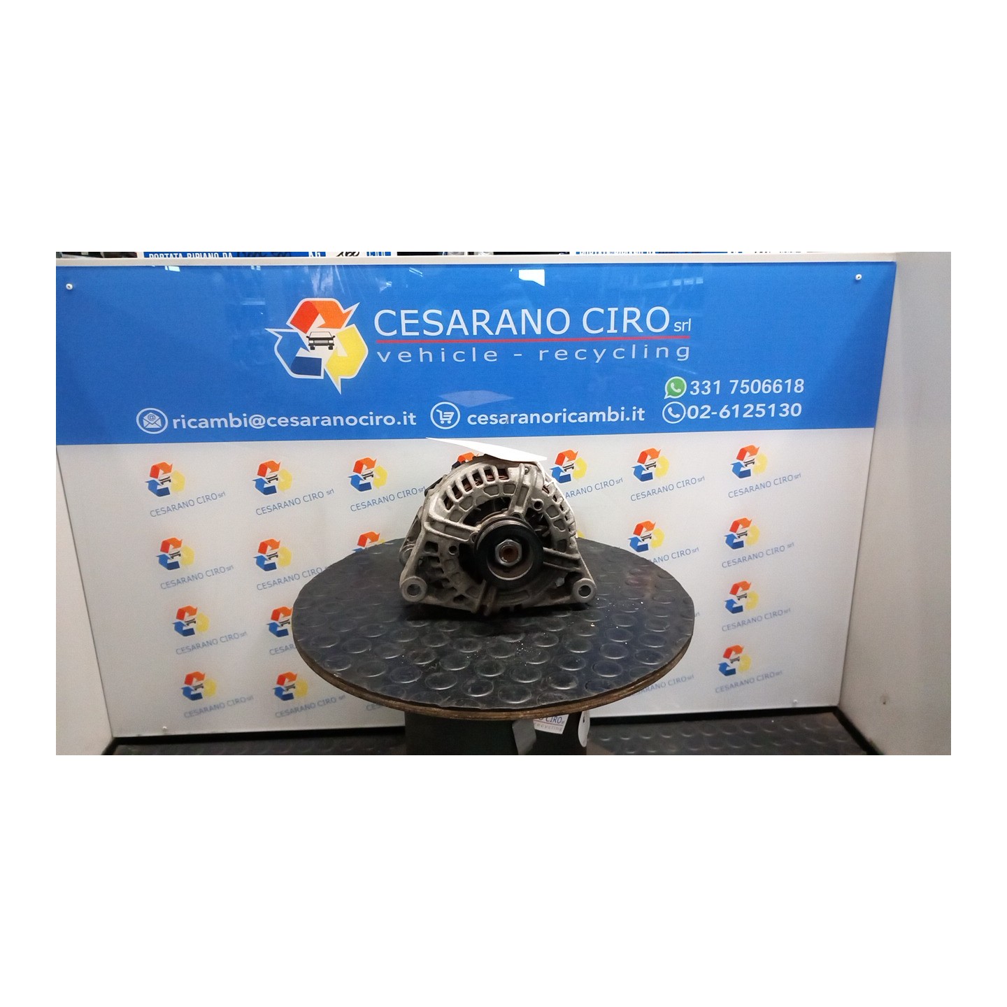 ALTERNATORE 12V.100AMP ROTAZ. 046 OPEL ASTRA (A04) (01/04-03/11) Z16XER 93190146
