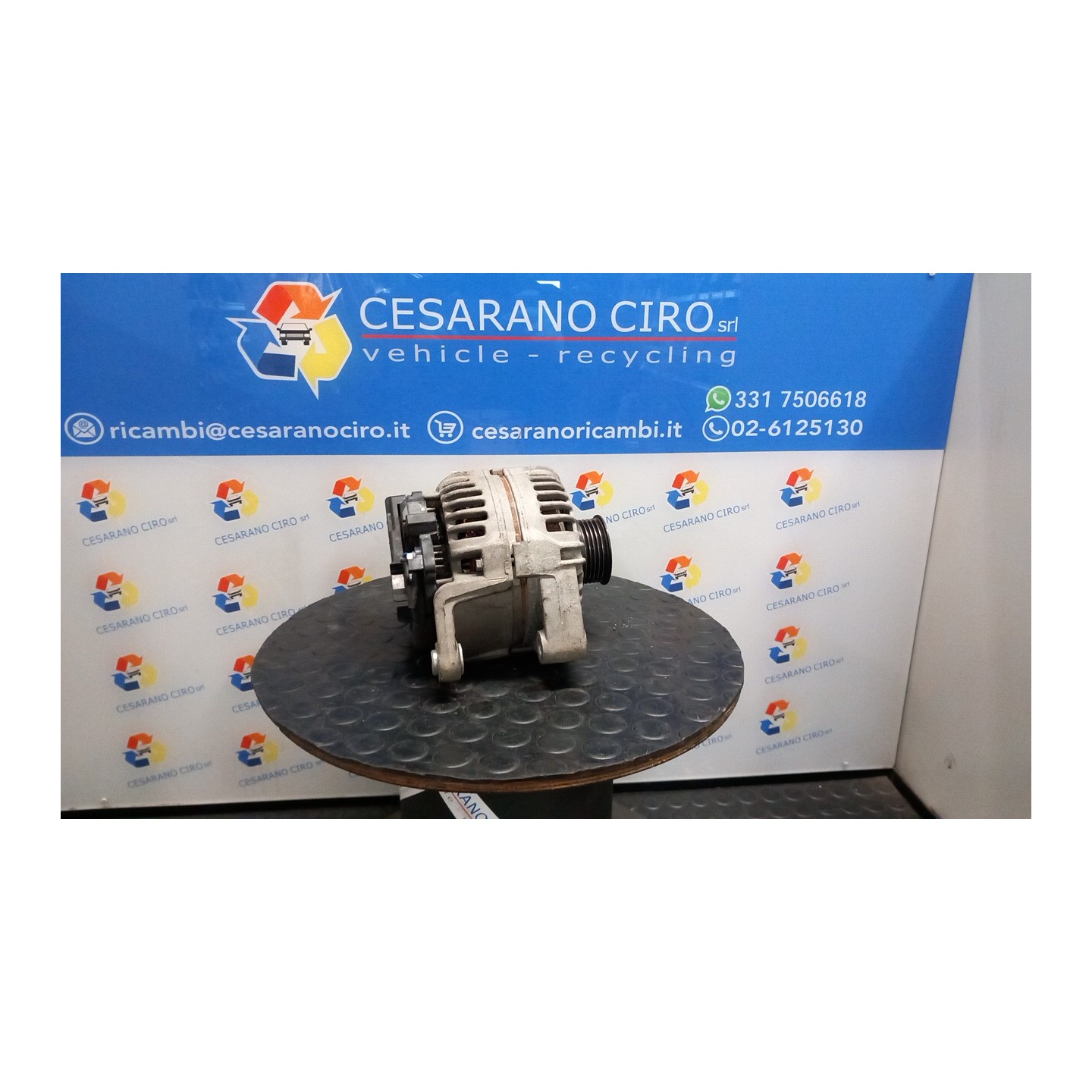 ALTERNATORE 12V.100AMP ROTAZ. 046 OPEL ASTRA (A04) (01/04-03/11) Z16XER 93190146