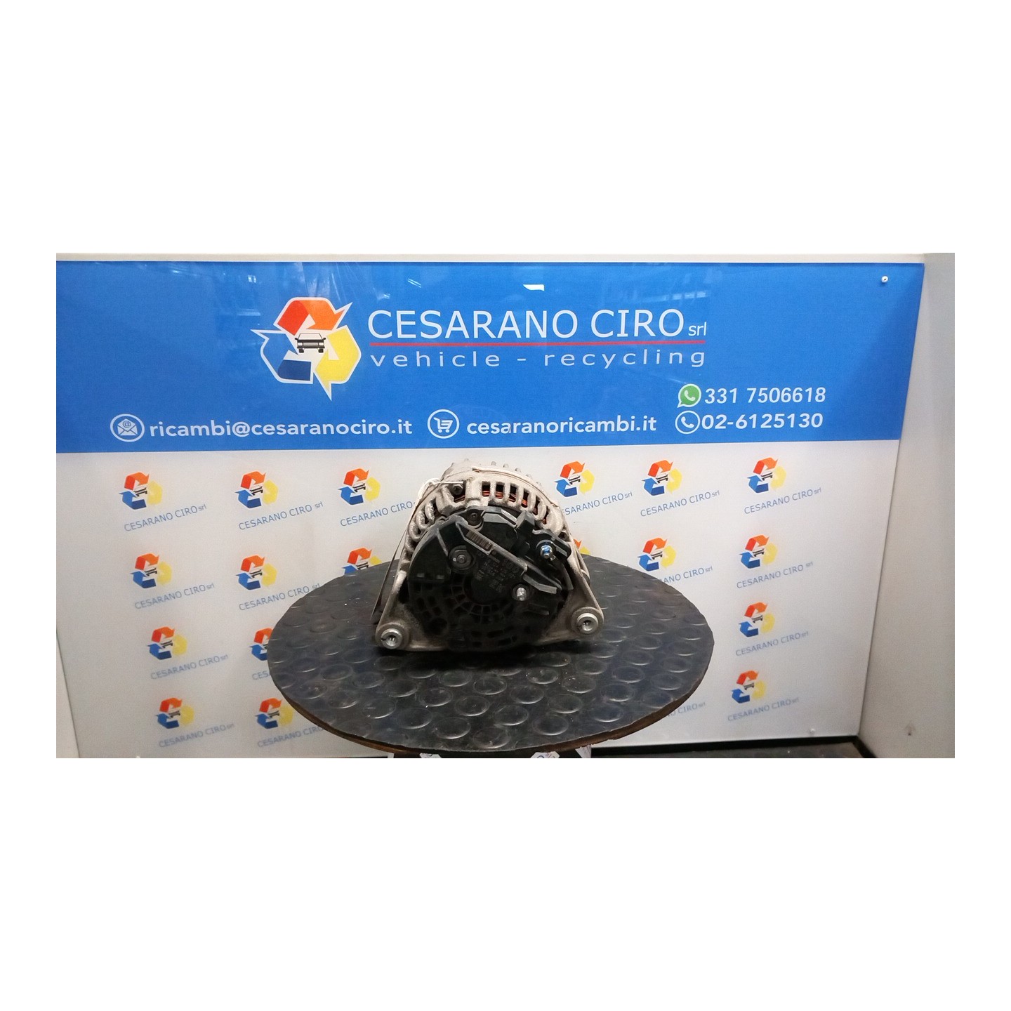 ALTERNATORE 12V.100AMP ROTAZ. 046 OPEL ASTRA (A04) (01/04-03/11) Z16XER 93190146