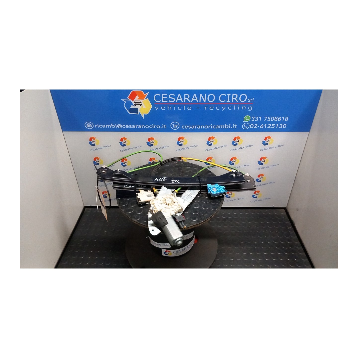 ALZACRISTALLO ELETTR. PORTA ANT. C/MOTORINO DX. 133 SAAB 9.3 2A SERIE (08/02-) Z19DTH 12755682