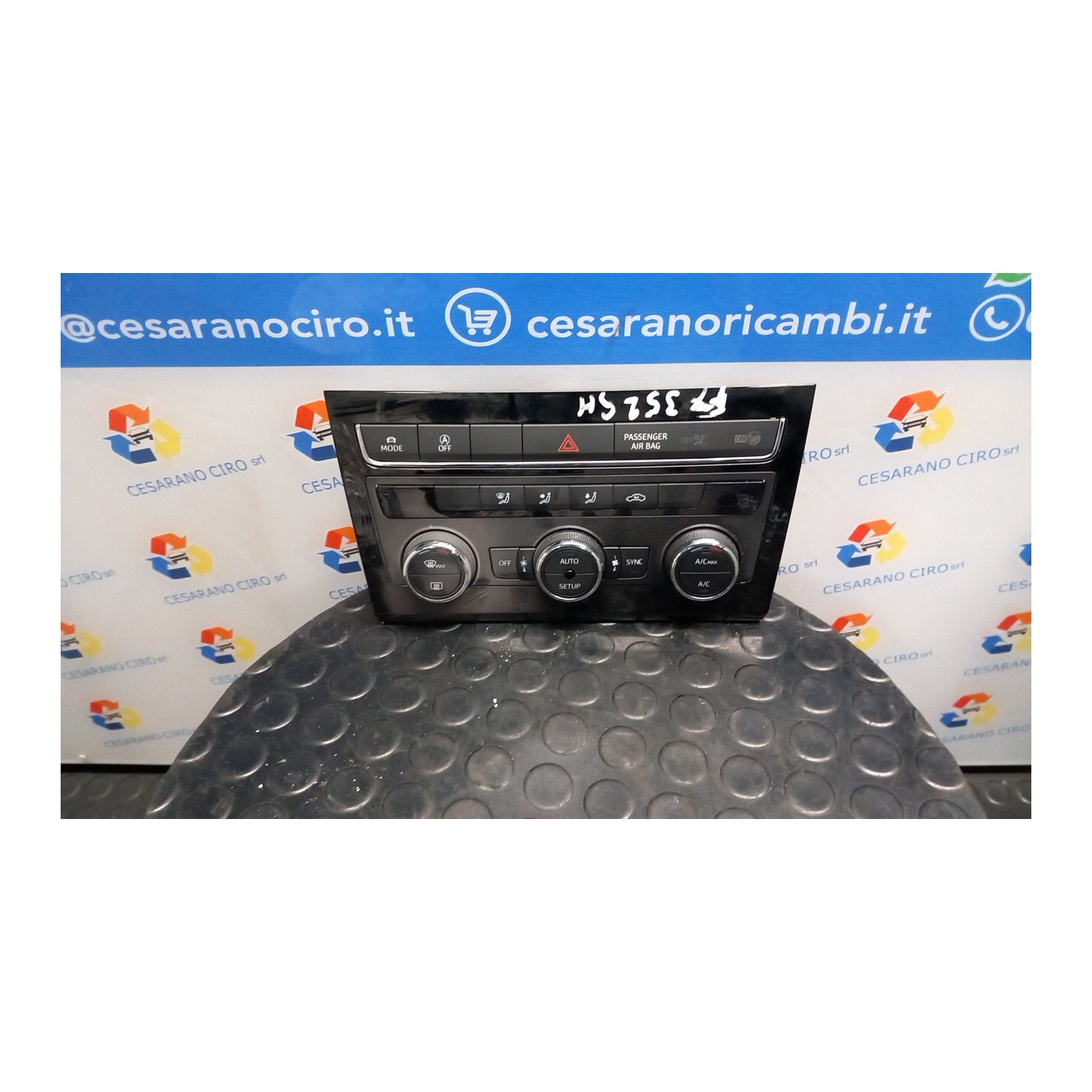 BLOCCO COMANDO CLIMATIZZAZIONE 054 SEAT LEON (11/16-12/20) DAC 5F0907184E1QB