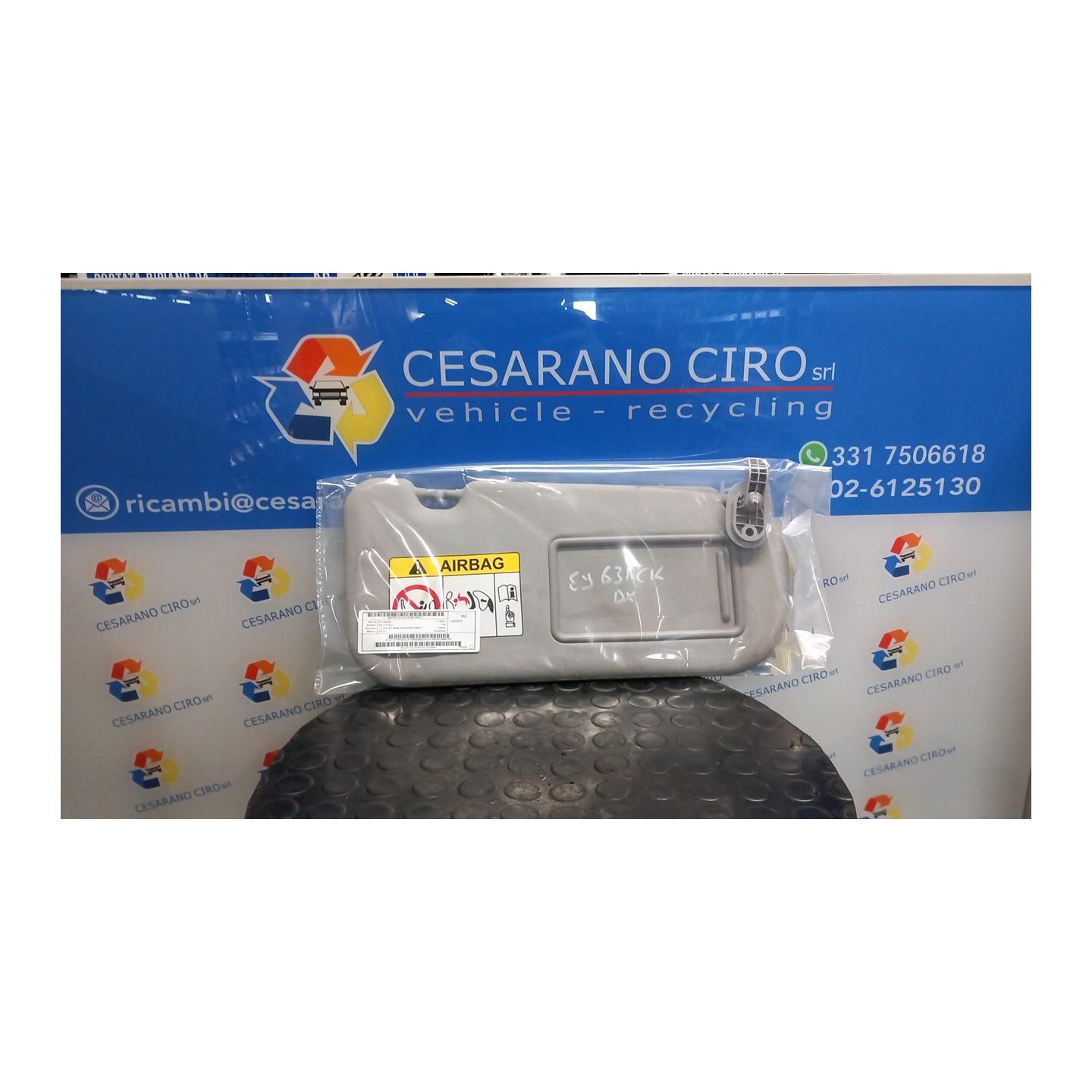 ALETTA PARASOLE PARABREZZA DX. 071 HYUNDAI I20 (11/14-) G4LA 85220C8050TRY
