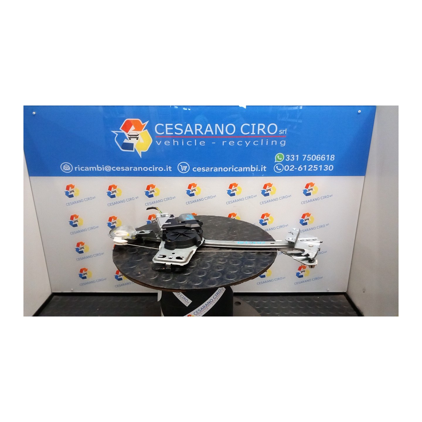 ALZACRISTALLO ELETTR. PORTA POST. C/MOTORINO SX. 112 PEUGEOT 307 (04/01-12/06) NFU 9223A2