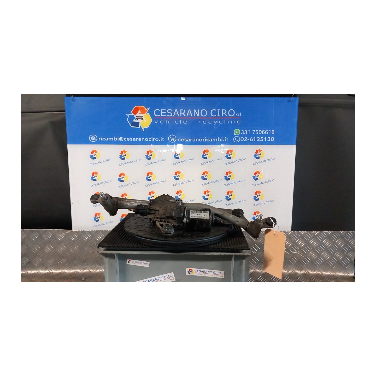 MECCANISMO TERGIPARABREZZA 119 CHEVROLET (DAEWOO) SPARK (M300) (01/10-12/15) B10D1 95228165