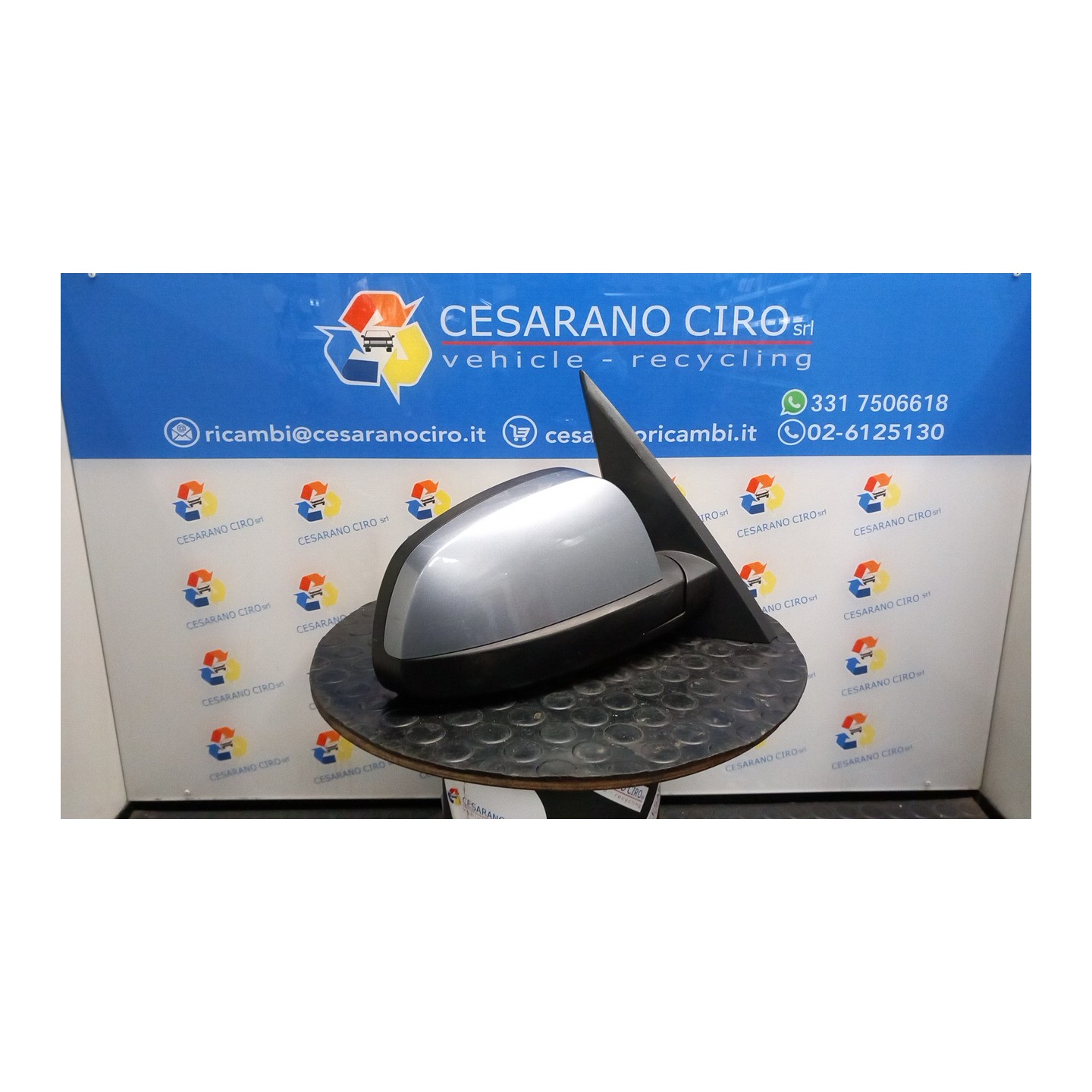 RETROVISORE EST. REGOLAZ. ELETTR. TERMICO DX. 125 OPEL MERIVA (X03) (03/03-12/10) Z14XEP 13148955