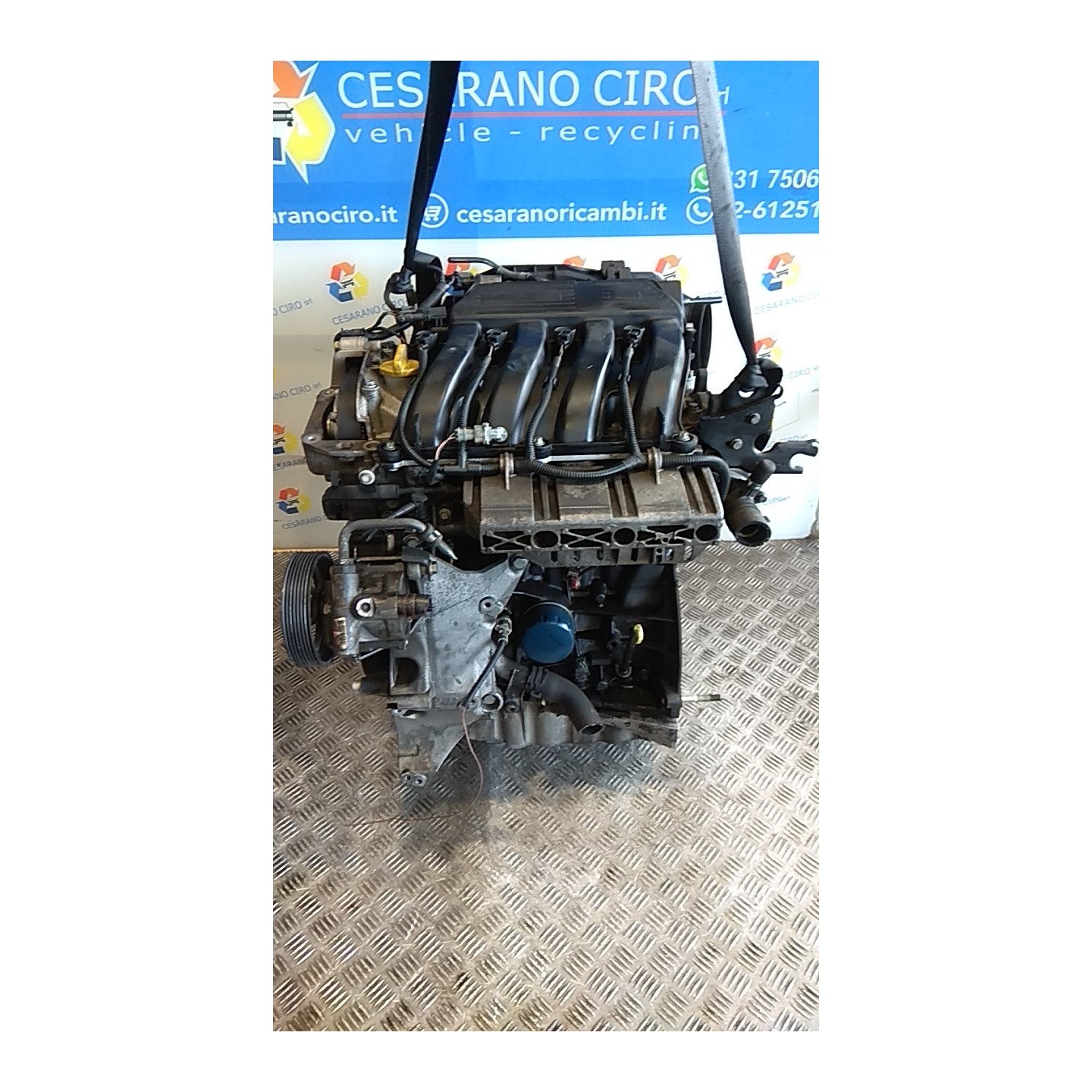MOTORE COMPL. 148 RENAULT LAGUNA 2A SERIE (03/05-09/07) F4R77 NB1771019059014