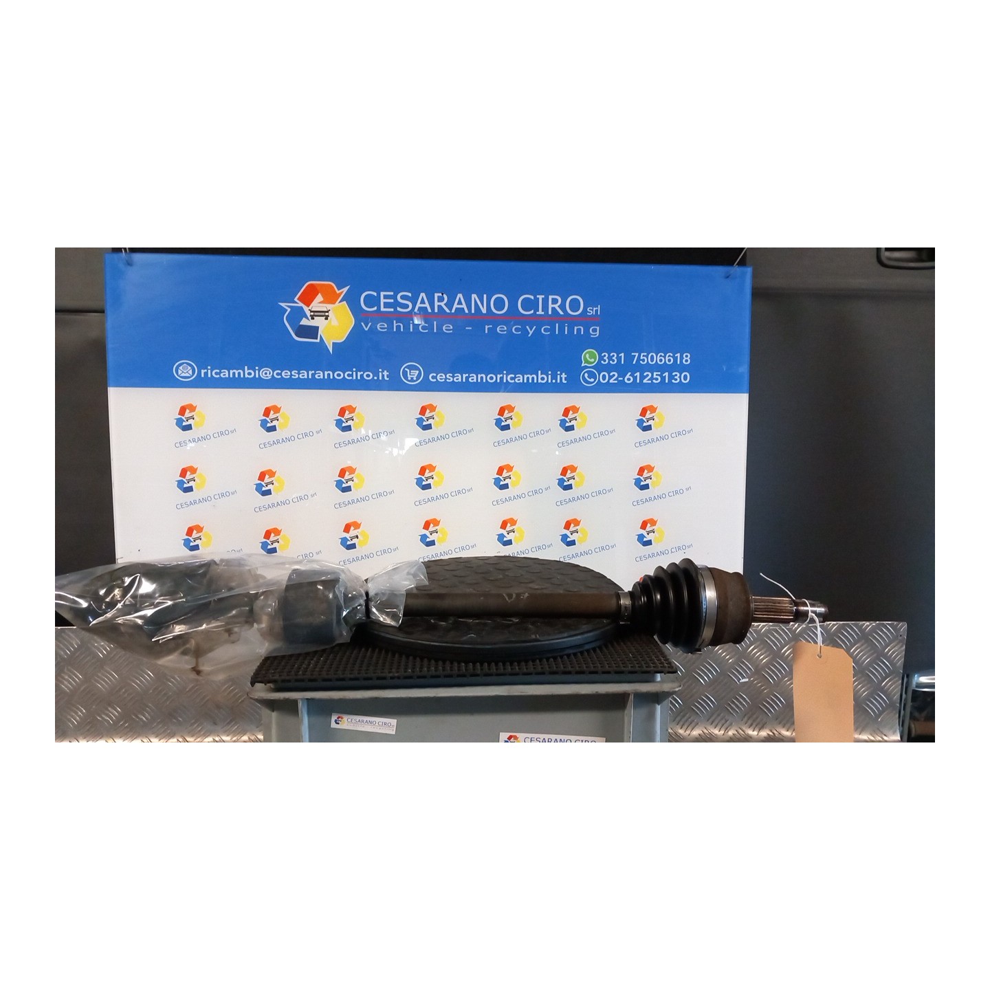 SEMIALBERO ANT. COMPL. DX. 009 FIAT PANDA VAN (3U) (09/09-09/10) 188A8000 46308261