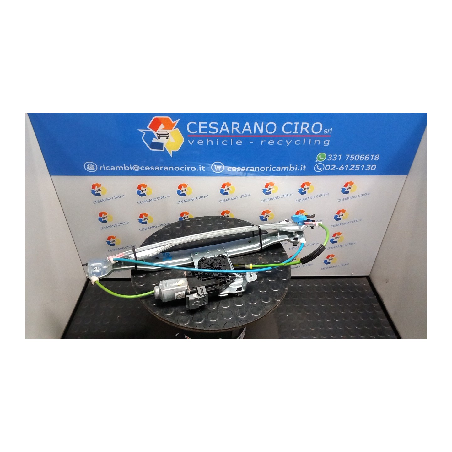 ALZACRISTALLO ELETTR. PORTA ANT. DX. 010 CITROEN C3 PICASSO (02/09-02/18) 9HX 9222FE
