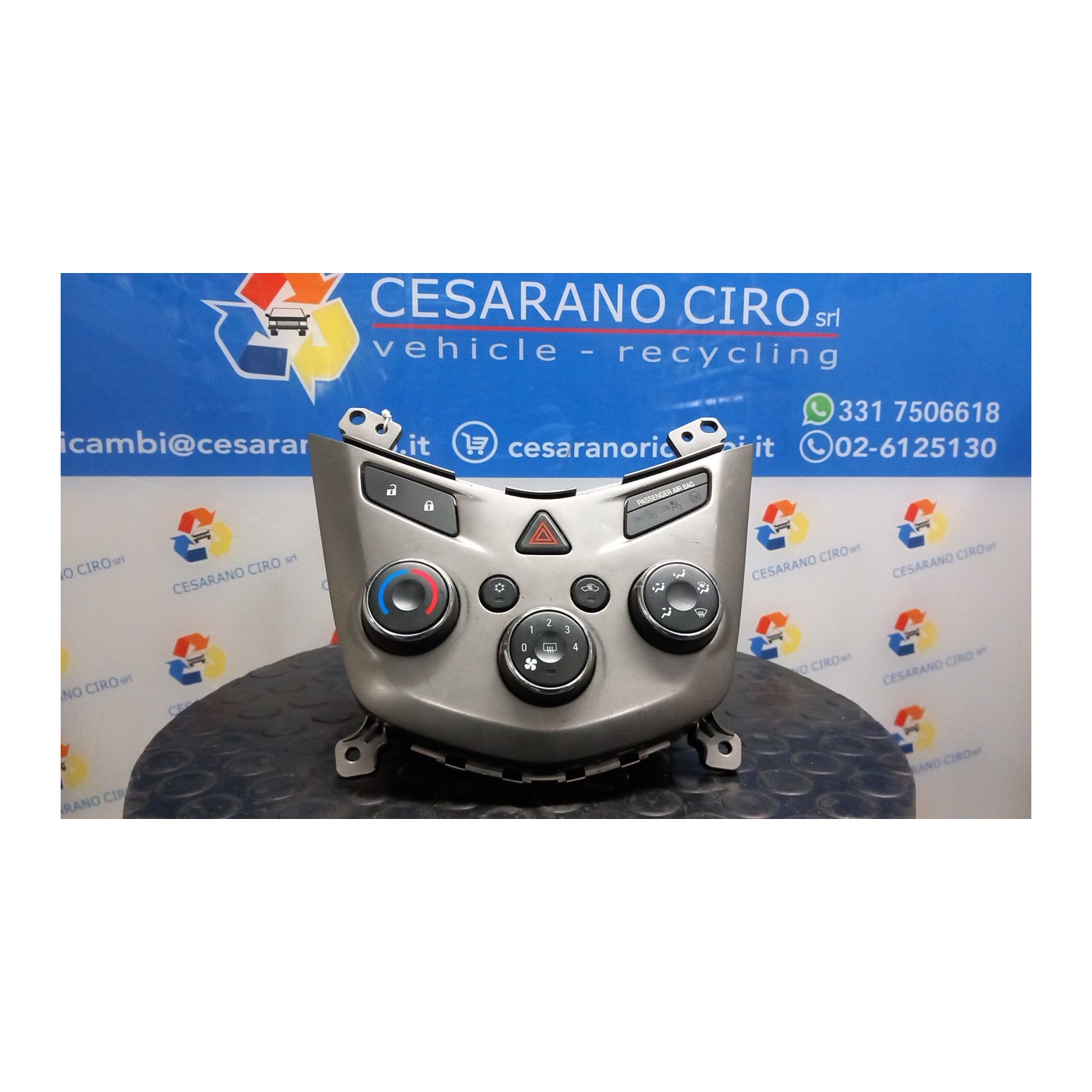 BLOCCO COMANDO CLIMATIZZAZIONE 016 CHEVROLET (DAEWOO) AVEO (T300) (05/11-) A12XER 95465996