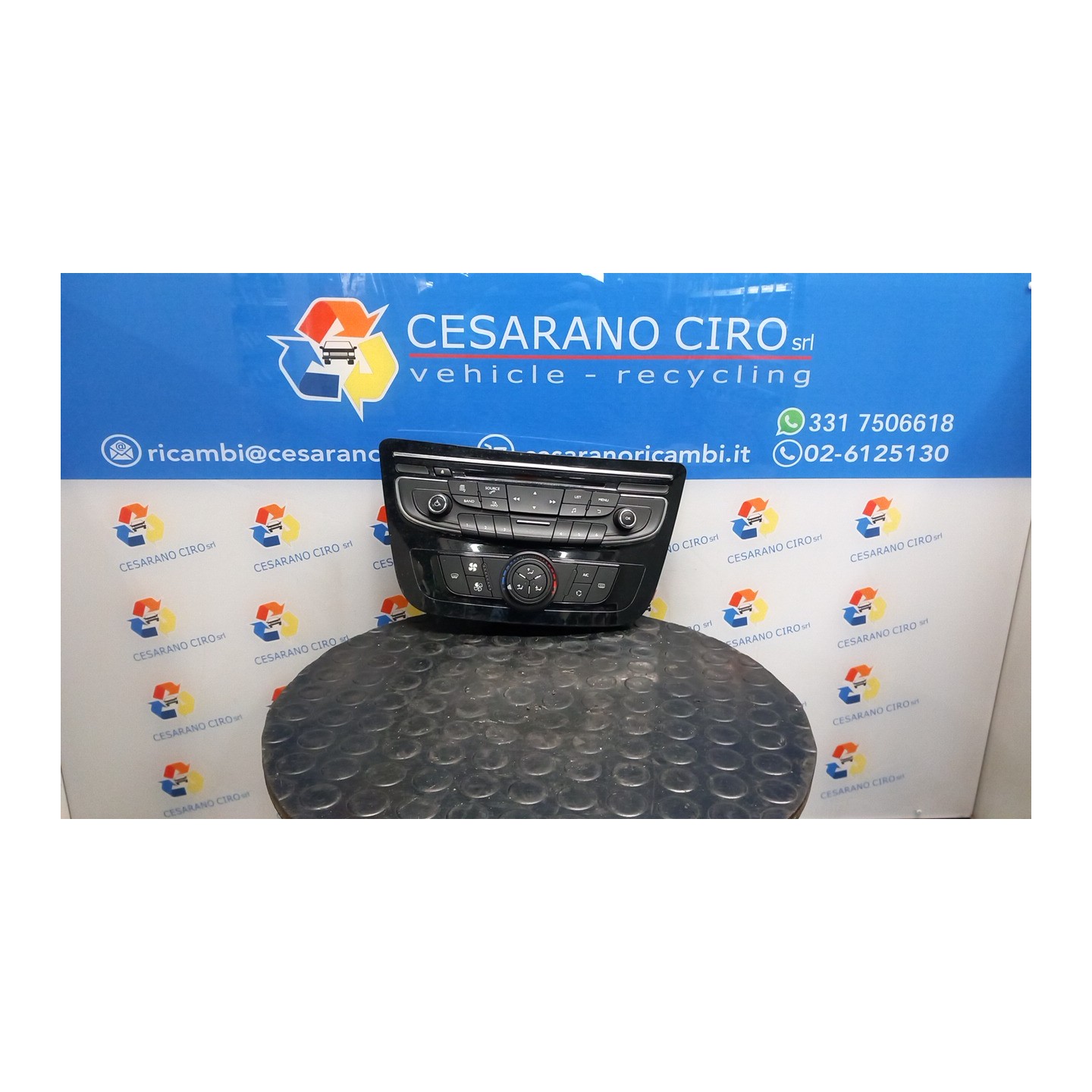 BLOCCO COMANDO CLIMATIZZAZIONE C/REGOL. CLIMAT/TEMP 017 PEUGEOT 508 (09/10-11/14-) 9H05 6452Y0