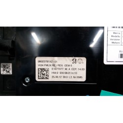 BLOCCO COMANDO CLIMATIZZAZIONE C/REGOL. CLIMAT/TEMP 017 PEUGEOT 508 (09/10-11/14-) 9H05 6452Y0