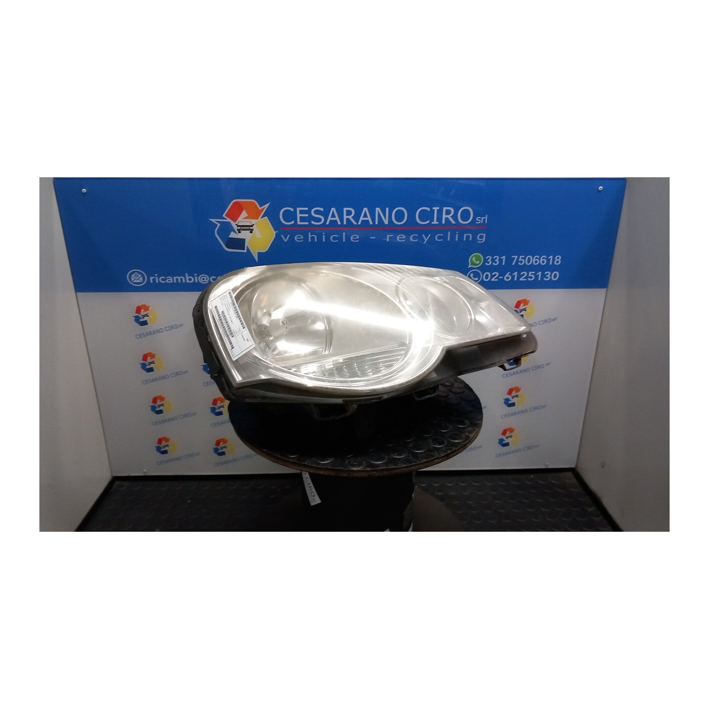 PROIETTORE VALEO DX. 071 VOLKSWAGEN POLO (9N) (04/05-) AXU 6Q1941008AT
