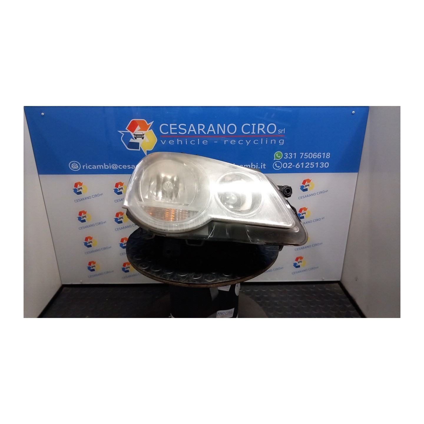 PROIETTORE VALEO DX. 071 VOLKSWAGEN POLO (9N) (04/05-) AXU 6Q1941008AT