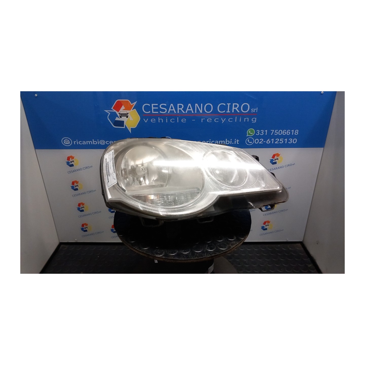 PROIETTORE VALEO DX. 071 VOLKSWAGEN POLO (9N) (04/05-) AXU 6Q1941008AT