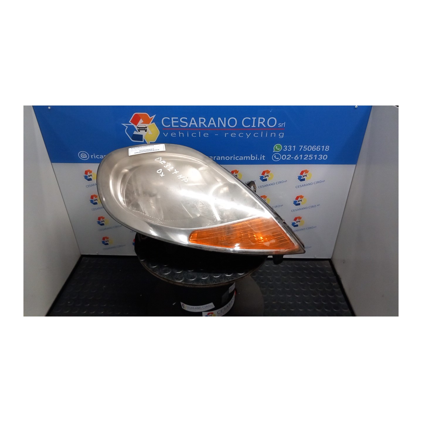 PROIETTORE DX. 022 RENAULT TRAFIC (09/06-04/10) G9UB6 8200701353