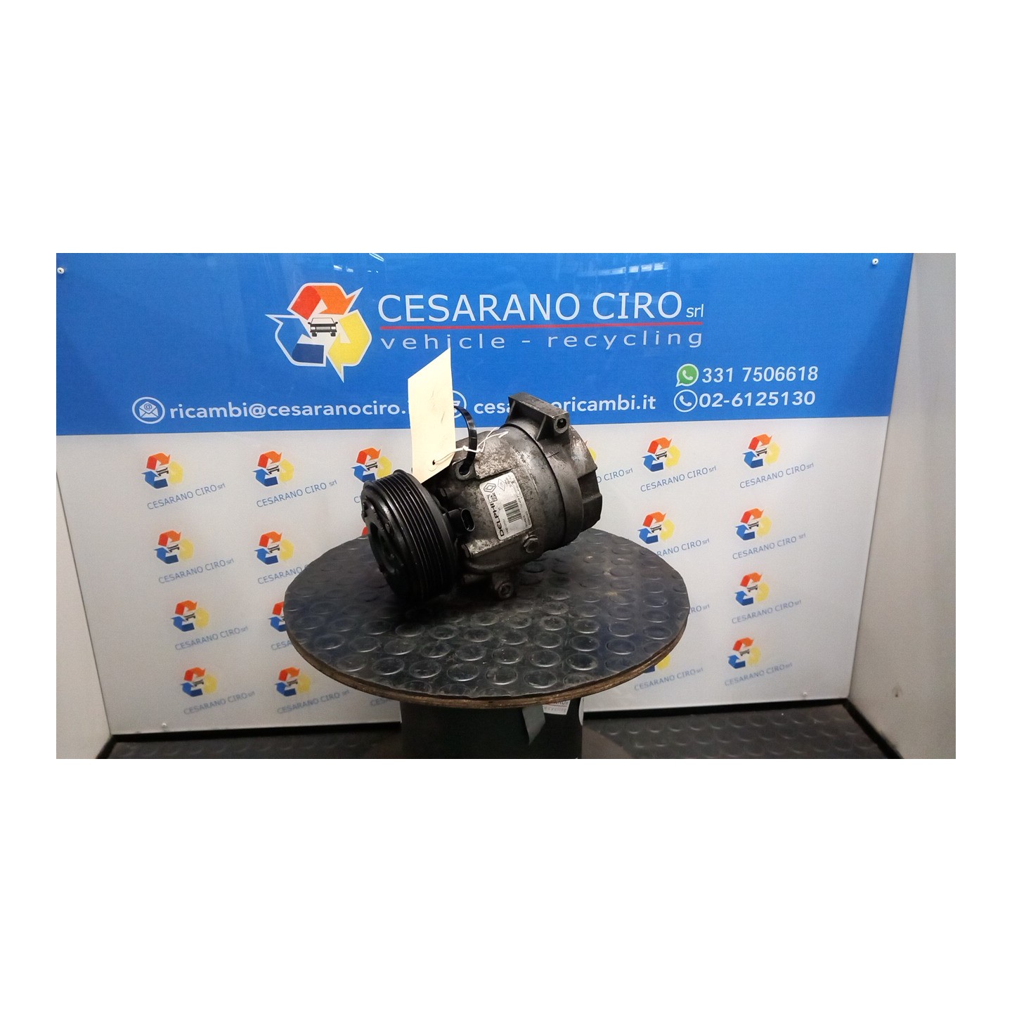 COMPRESSORE A/C 062 RENAULT LAGUNA 2A SERIE (03/05-09/07) F4R77 NB0576019059014