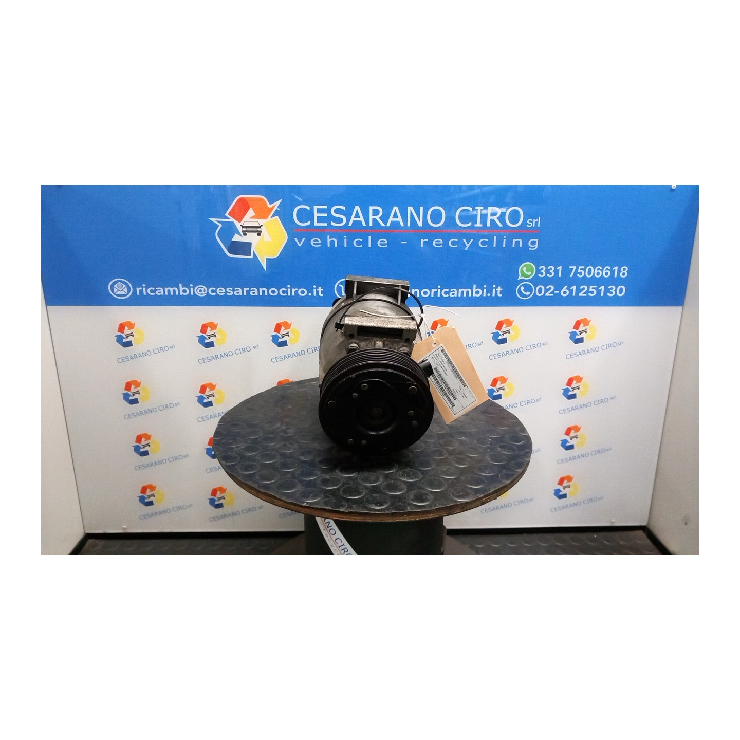 COMPRESSORE A/C 062 RENAULT LAGUNA 2A SERIE (03/05-09/07) F4R77 NB0576019059014