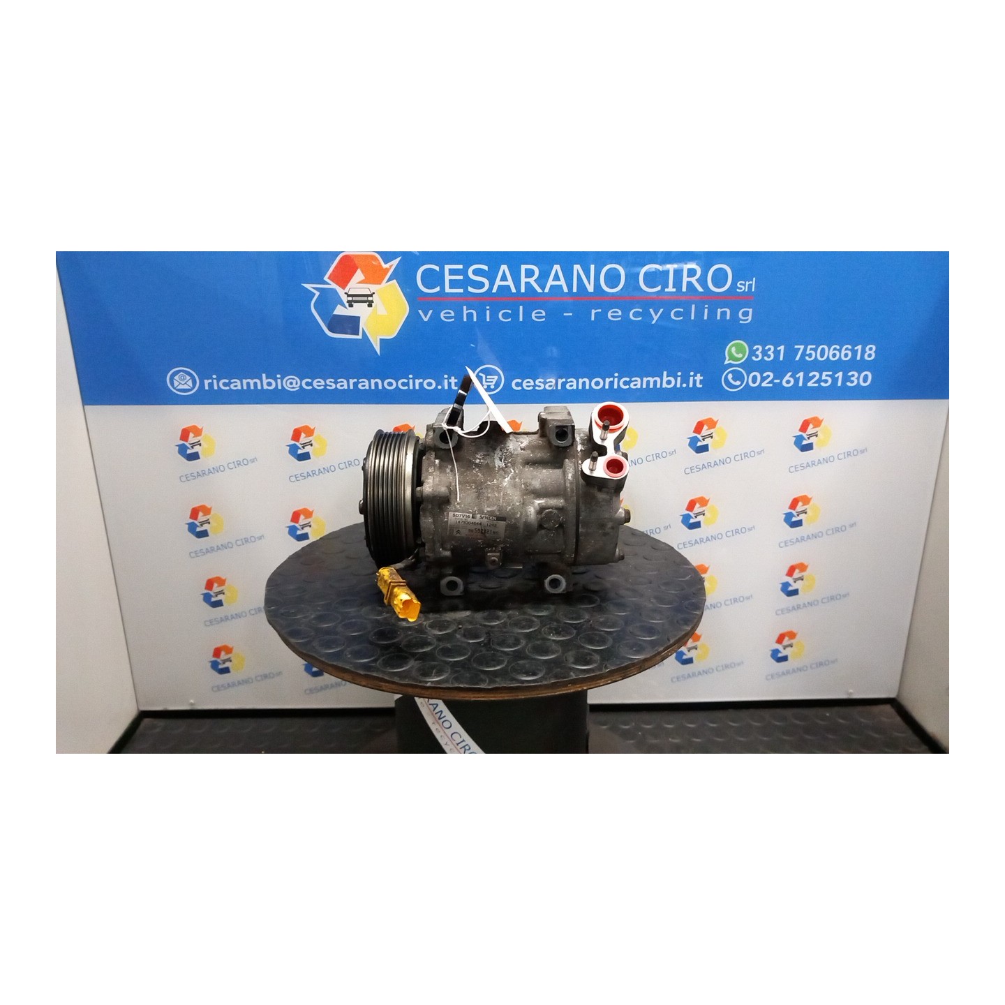 COMPRESSORE A/C 080 CITROEN XSARA PICASSO (12/99-01/10) 9HZ 6453YJ