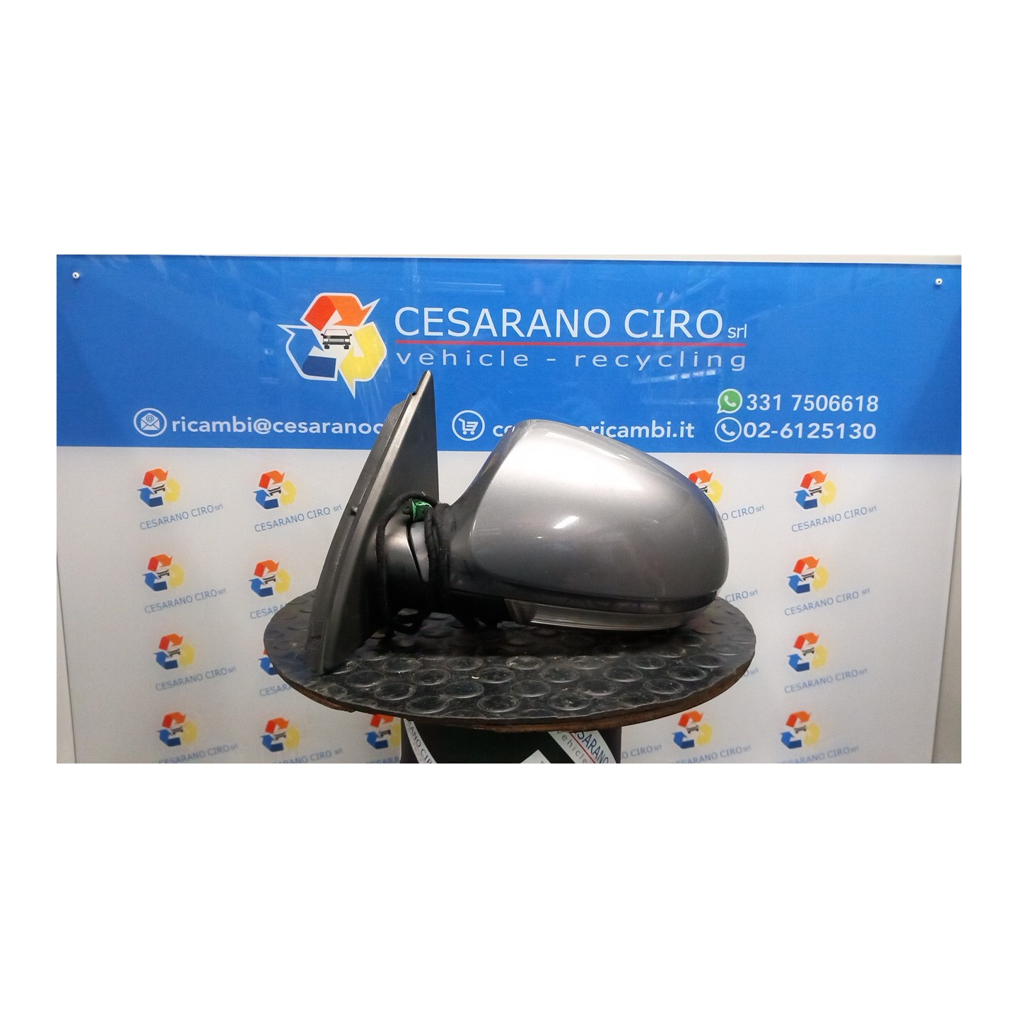 RETROVISORE EST. REGOLAZ. ELETTR. SX. 025 VOLKSWAGEN PASSAT (3C) (02/05-12/10) BMP 3C1857507DP9B9