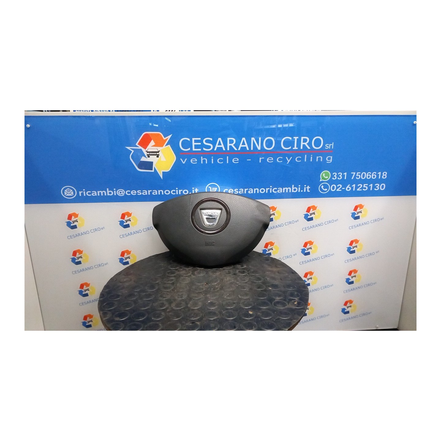 DISPOSITIVO AIRBAG LATO GUIDA 080 DACIA DUSTER (03/10-12/13) K4MF6 985100036R