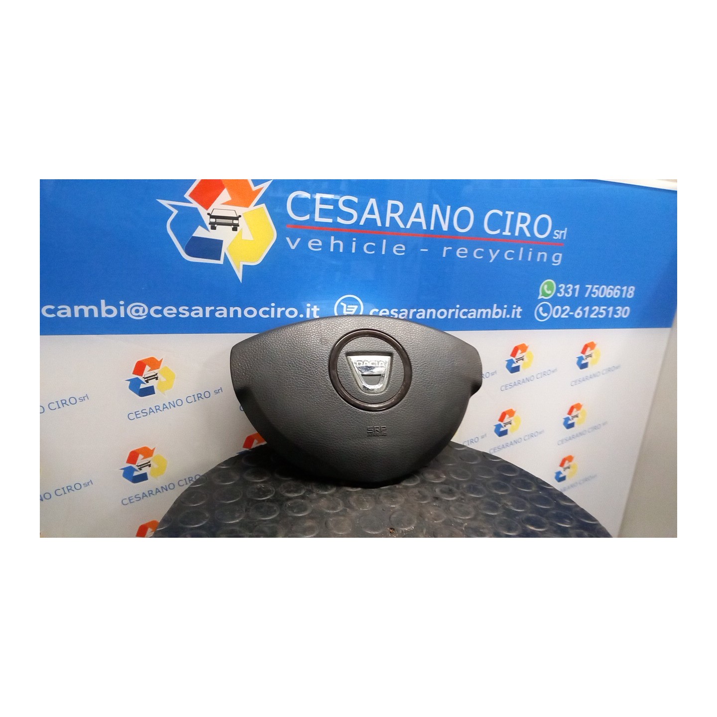 DISPOSITIVO AIRBAG LATO GUIDA 080 DACIA DUSTER (03/10-12/13) K4MF6 985100036R