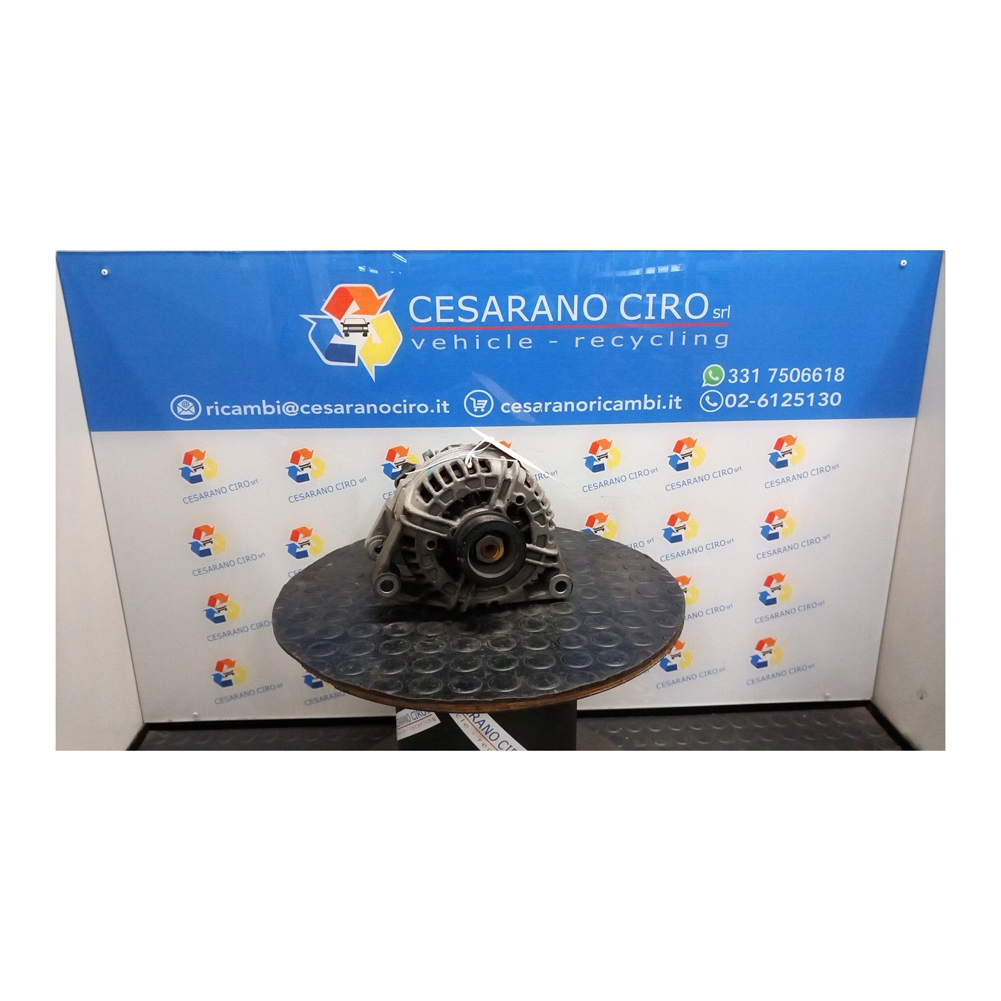 ALTERNATORE 120 AMP/ROTAZ. 121 OPEL CORSA (S07) (01/11-05/15) A12XER 95515977