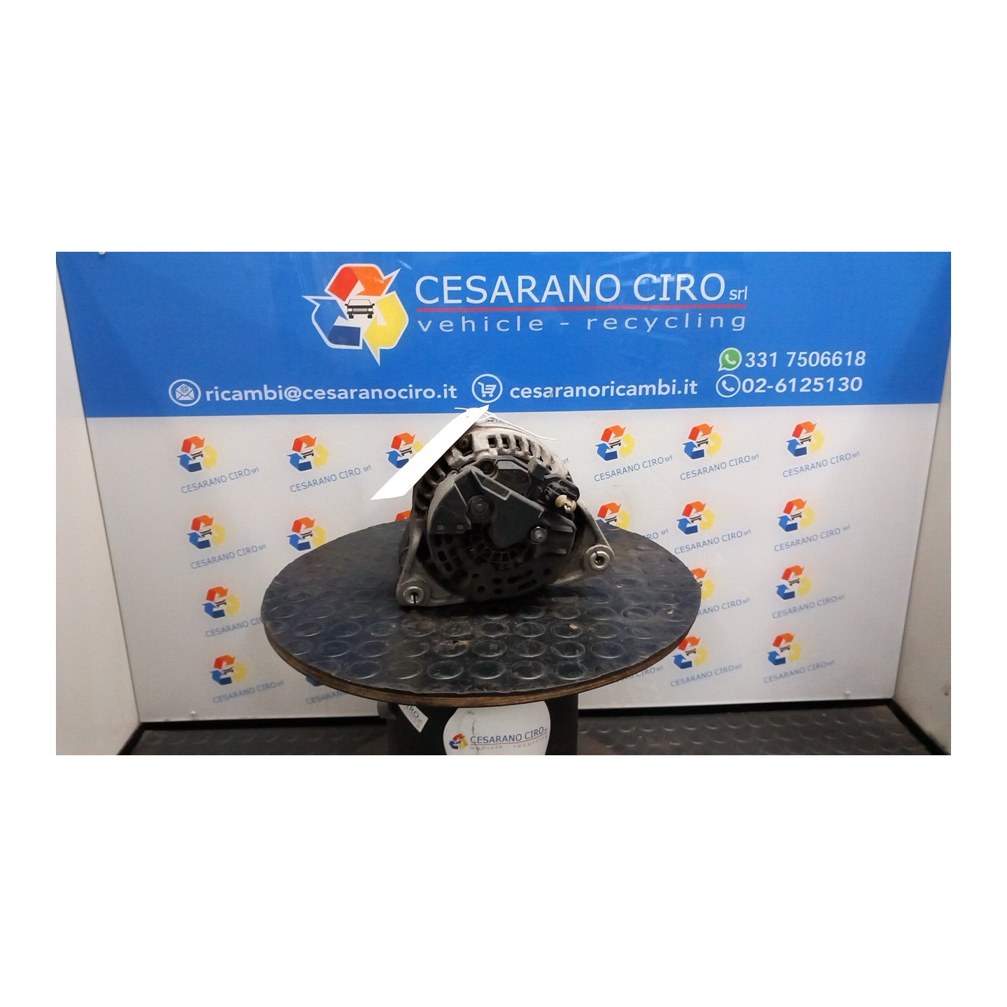 ALTERNATORE 120 AMP/ROTAZ. 121 OPEL CORSA (S07) (01/11-05/15) A12XER 95515977