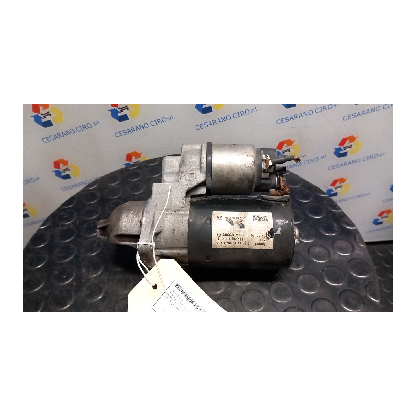 MOTORINO AVVIAMENTO 122 OPEL CORSA (S07) (01/11-05/15) A12XER 55578921