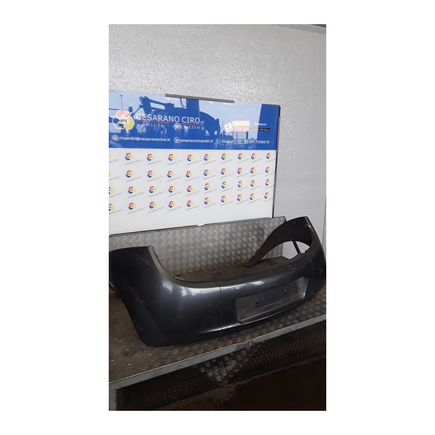 PARAURTI POST. CENTR. 095 FORD KA (CCQ) (11/96-10/08) J4S 1370882