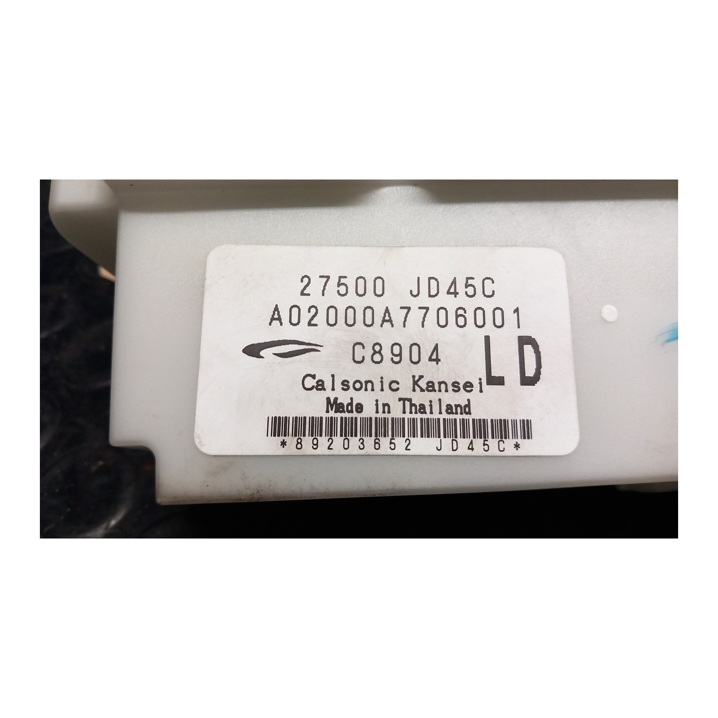 BLOCCO COMANDO CLIMATIZZAZIONE C/A/C 046 NISSAN QASHQAI (J10E/JJ10E) (02/07-12 M9R 27500JD45C
